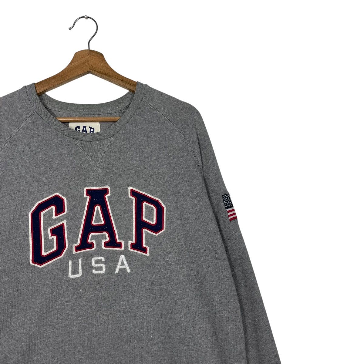 Gap Gap USA Flag Crewneck Sweatshirt Size US L / EU 52-54 / 3 - 5 Thumbnail