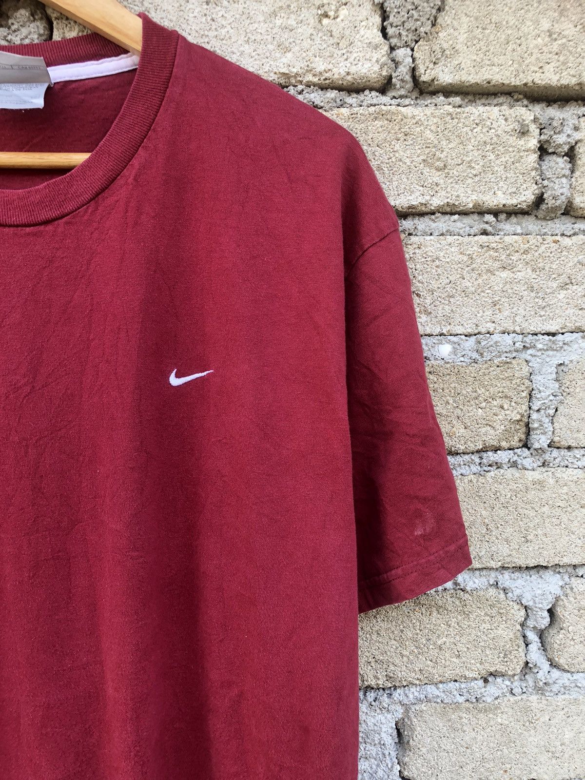 Japanese Brand Vintage Y2K Nike Small Swoosh Baggy Tees Size US XL / EU 56 / 4 - 2 Thumbnail