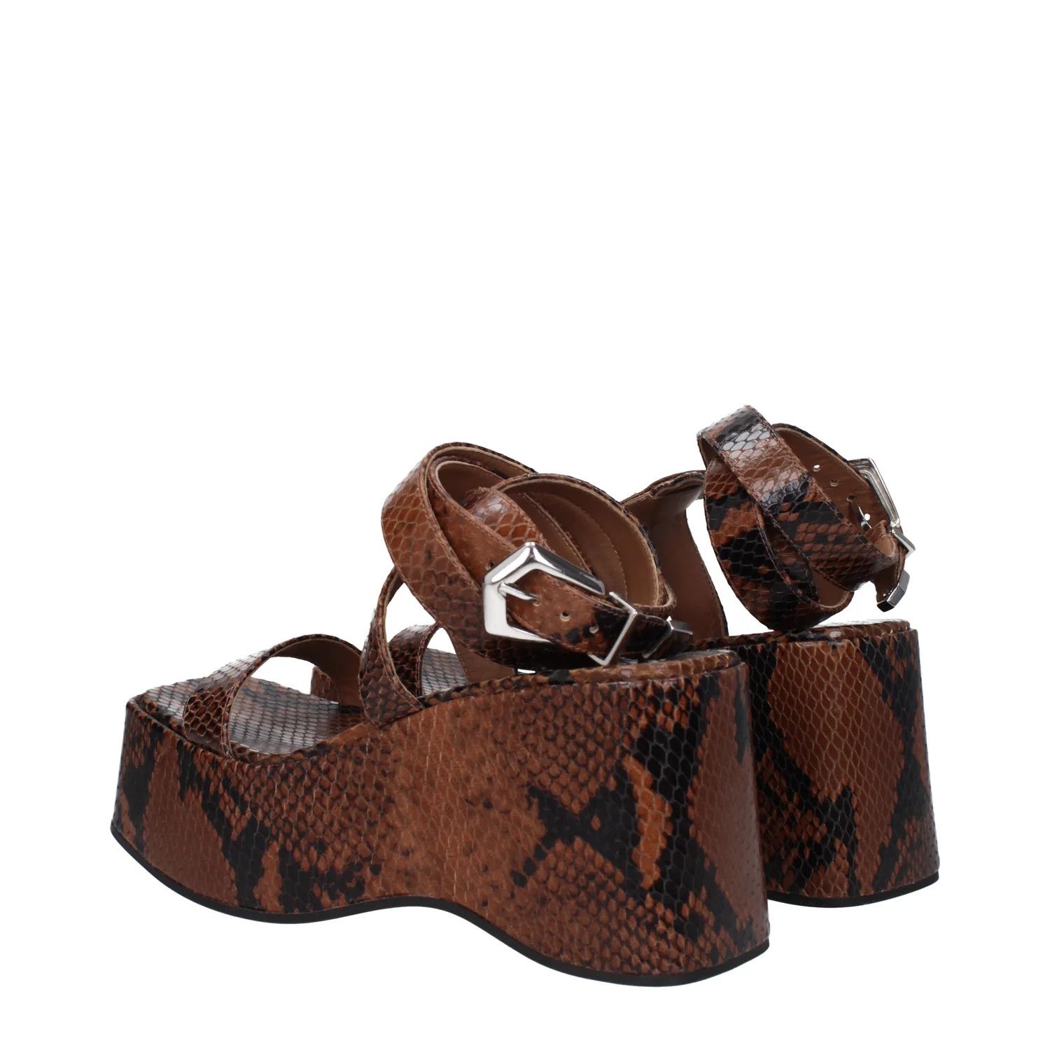Paris Texas ob1o1e1124 Leather Wedges in Brown Size US 6.5 / IT 36.5 - 4 Thumbnail