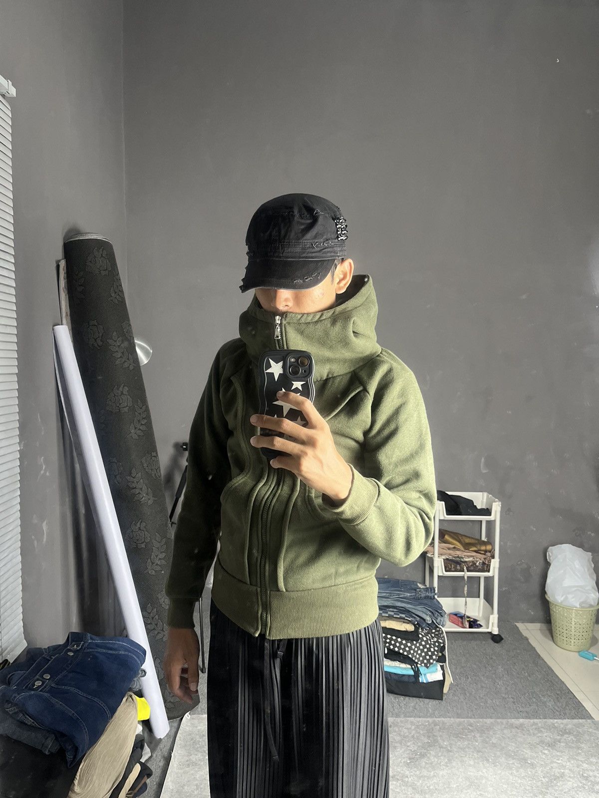 If Six Was Nine × Japanese Brand × Le Grande Bleu (L.G.B.) 2000s Curls Ninja Bono ifsixwasnine lgb Style Hoodie Size US S / EU 44-46 / 1 - 2 Thumbnail