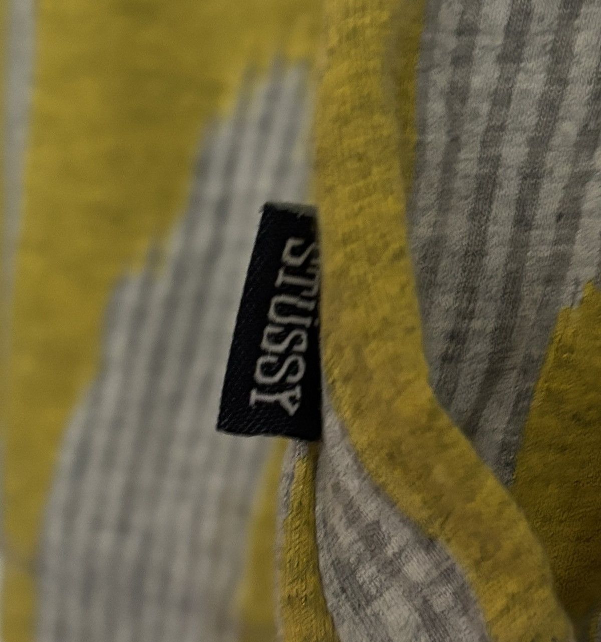 Stussy Y2K STUSSY Mod Midi Dress. Yellow and Gray. Excellent Cond Size S / US 4 / IT 40 - 4 Thumbnail