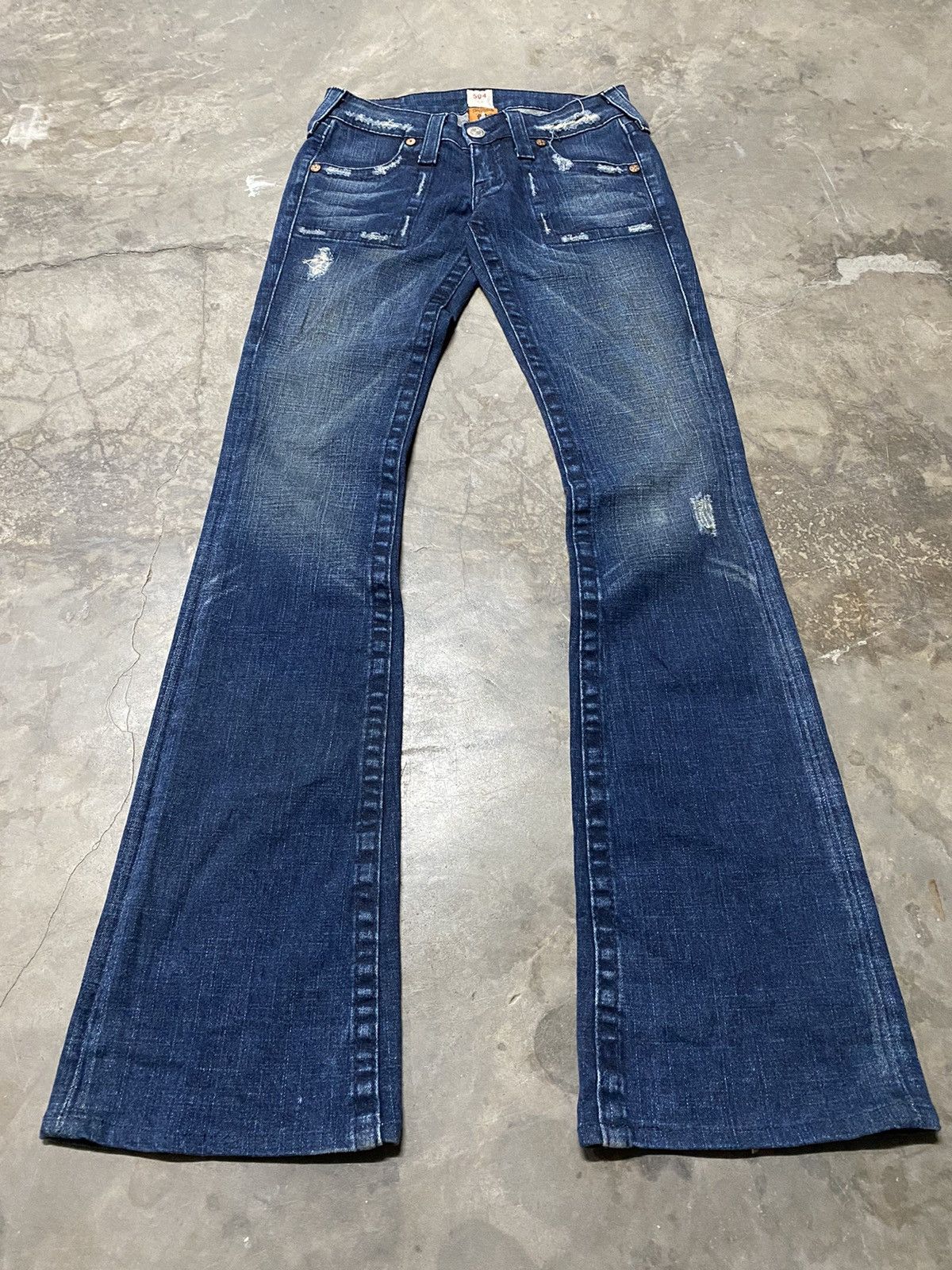 Flare Jeans True Religion Distressed