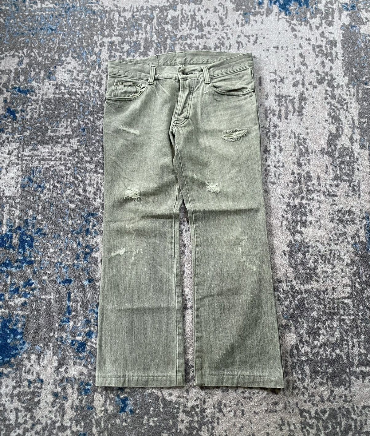 5351 POUR LES HOMMES Distressed Jeans Size US 32 / EU 48 - 1 Thumbnail