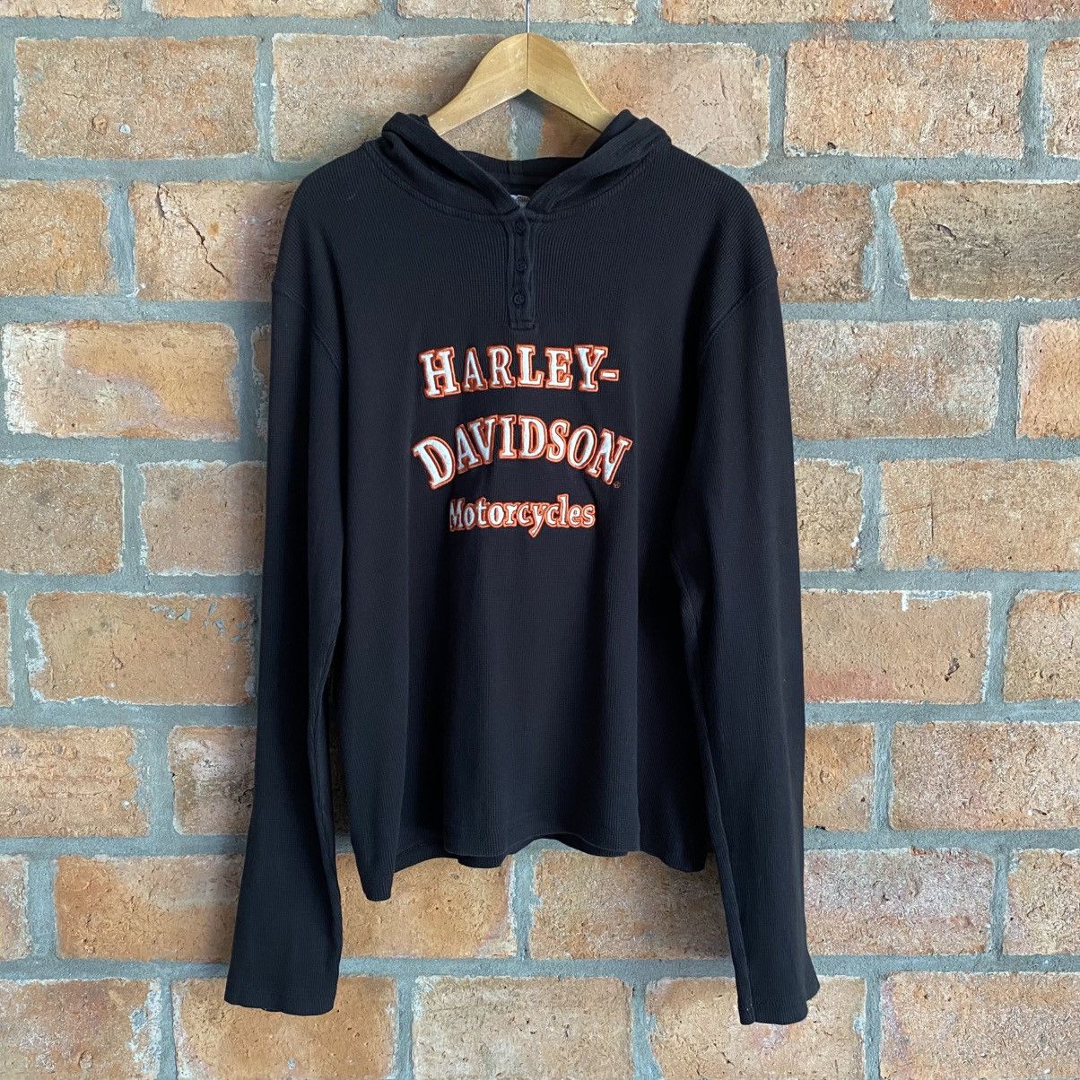 Harley Davidson Black Harley-Davidson Hoodie Sweatshirt Size S / US 4 / IT 40 - 3 Thumbnail
