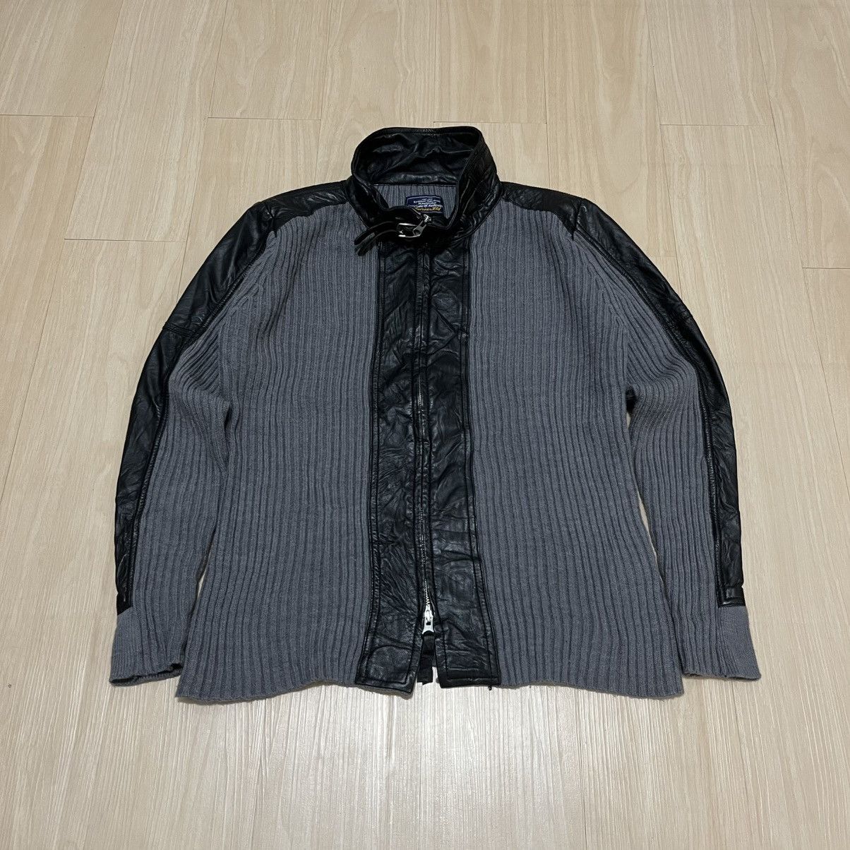 Avirex Rare Avirex Leather Knit Size US M / EU 48-50 / 2 - 2 Thumbnail