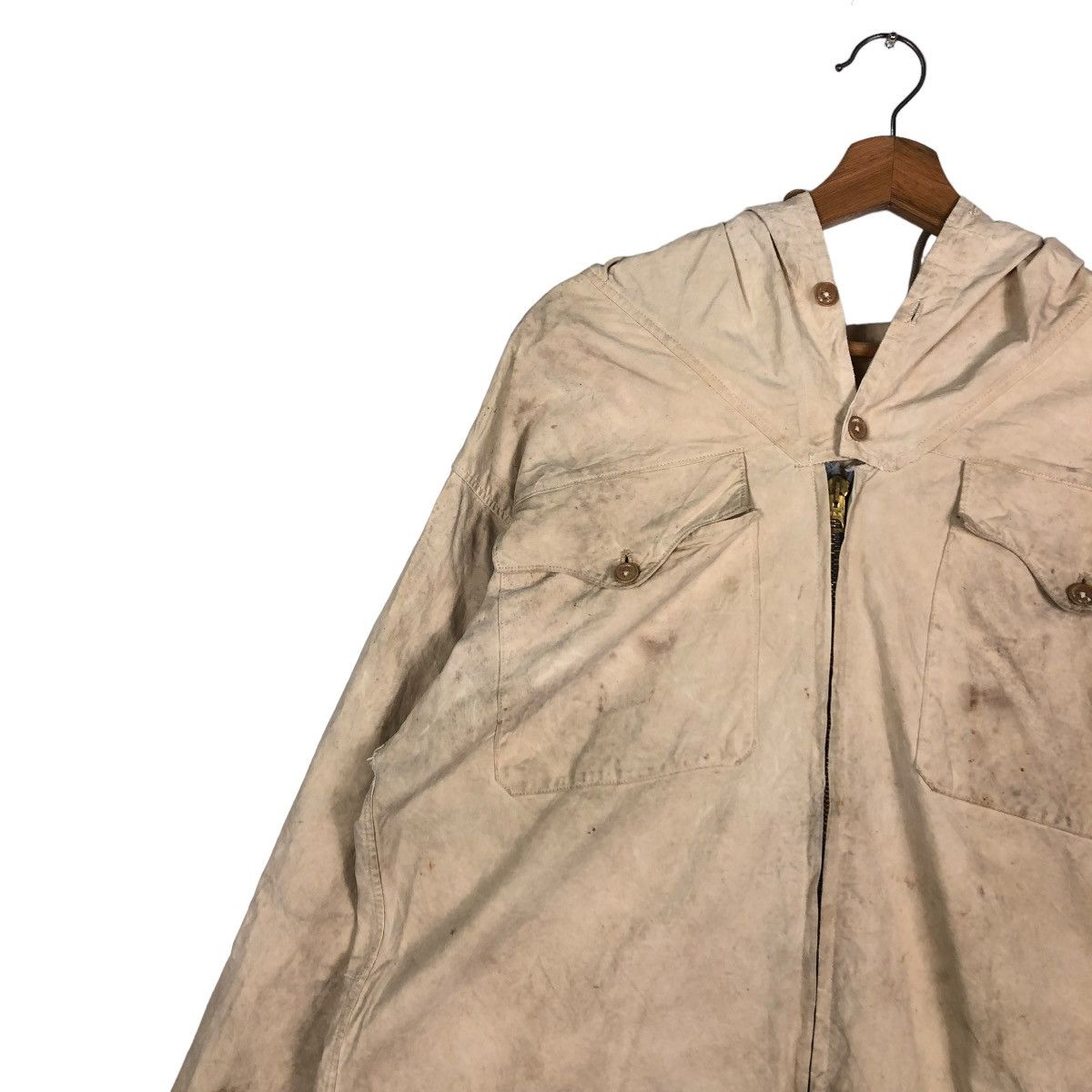 Vintage 🔥TRUE VINTAGE 40’s MILITARY PARKA JACKET ARMY COLLECTIONS Size US M / EU 48-50 / 2 - 7 Thumbnail