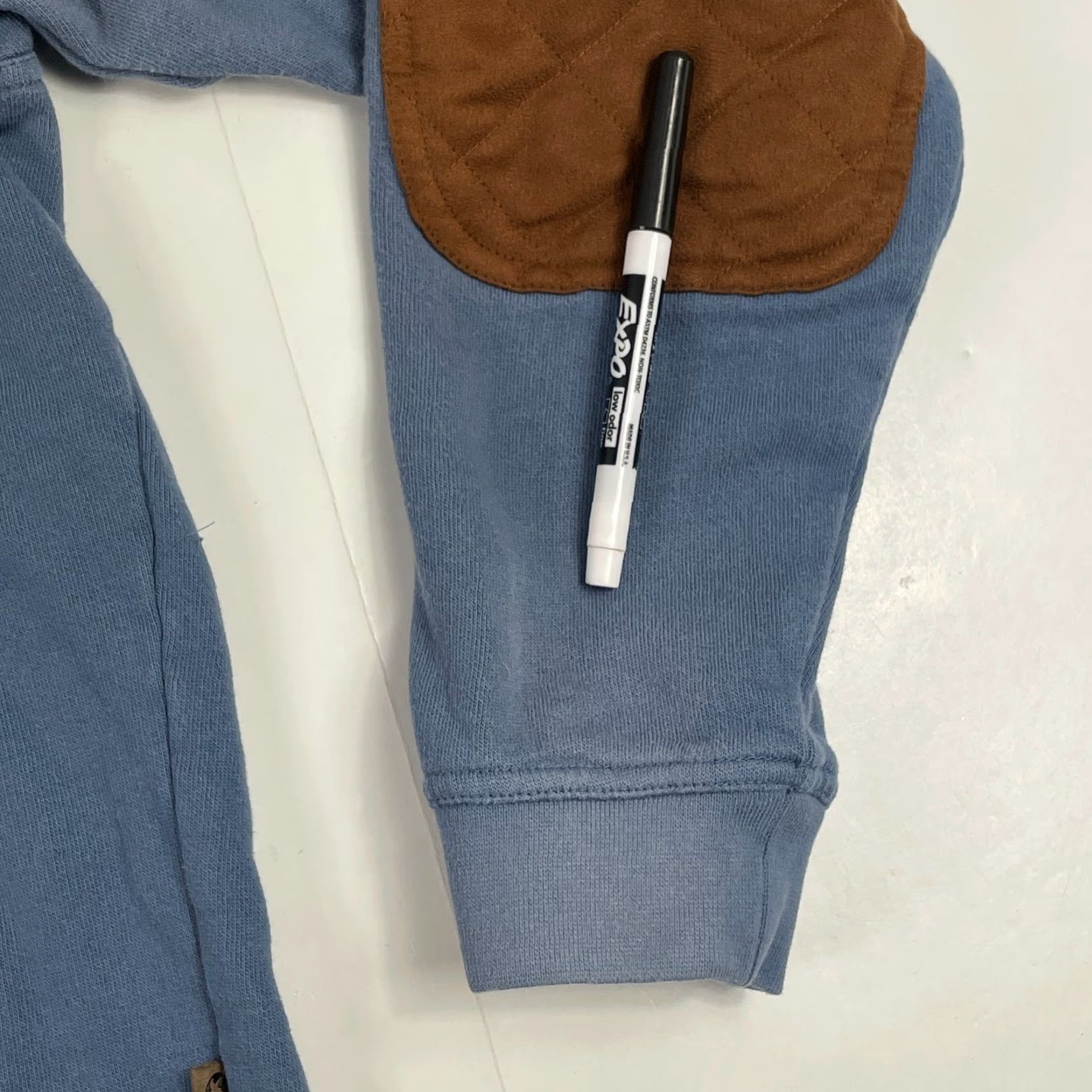 Vintage Gander Mountain Sweater Mens XL Blue 1/4 Zip Elbow Pads Pullover Knit 1/4 Zip Pockets Logo Mock Neck Size US XL / EU 56 / 4 - 5 Thumbnail