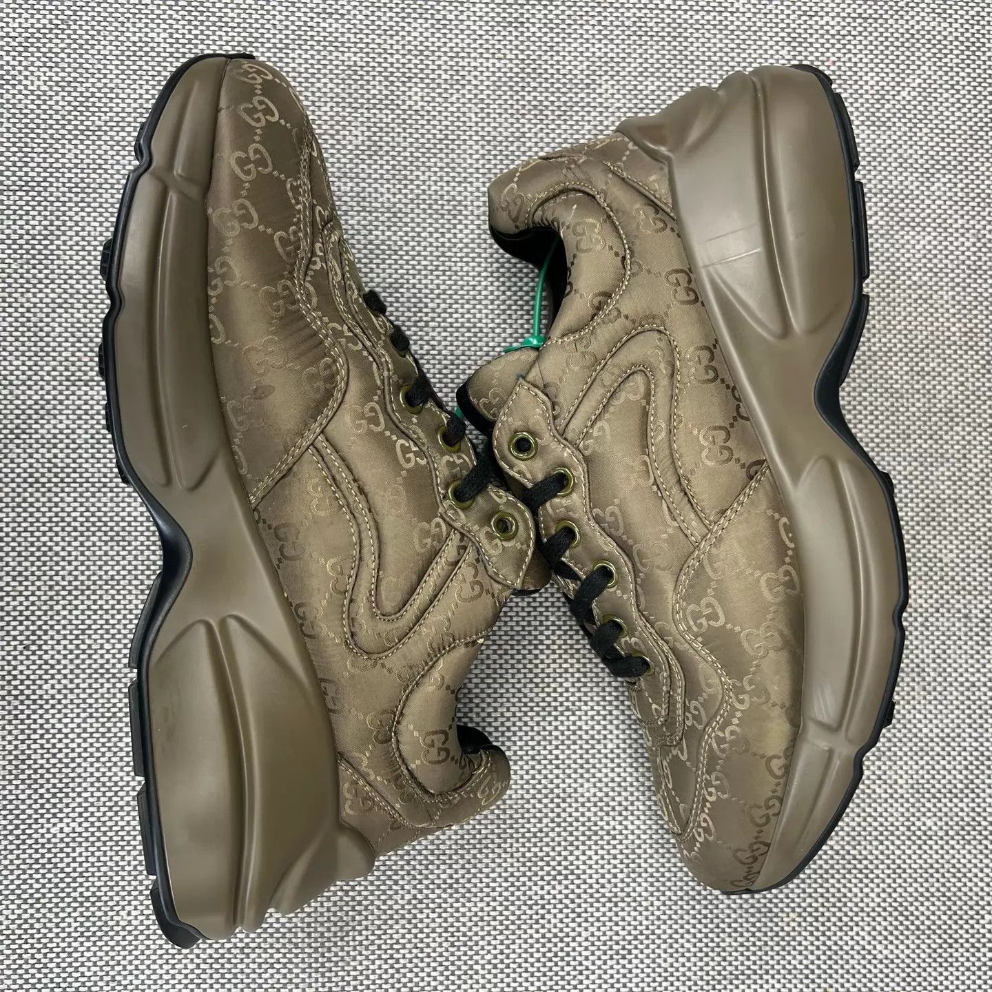 Gucci GUCCI Rhyton Supreme Olive Green 5.5 99 New with Box Size US 6.5 / EU 39-40 - 2 Thumbnail