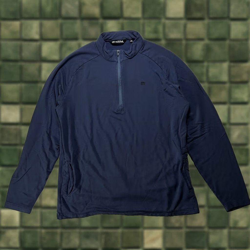 TravisMathew Travis Mathew Pullover Mens Large Navy Golf Athletic Performance Golfing 1/4 Zip Size US L / EU 52-54 / 3 - 1 Thumbnail