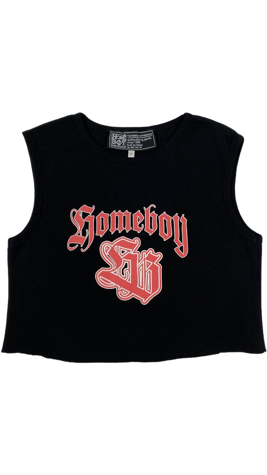 HOMME BOY CO. 🔥LASTDROP🔥 Vintage Homeboy Loud Couture Cropped Tank Top Size S / US 4 / IT 40 - 1 Thumbnail