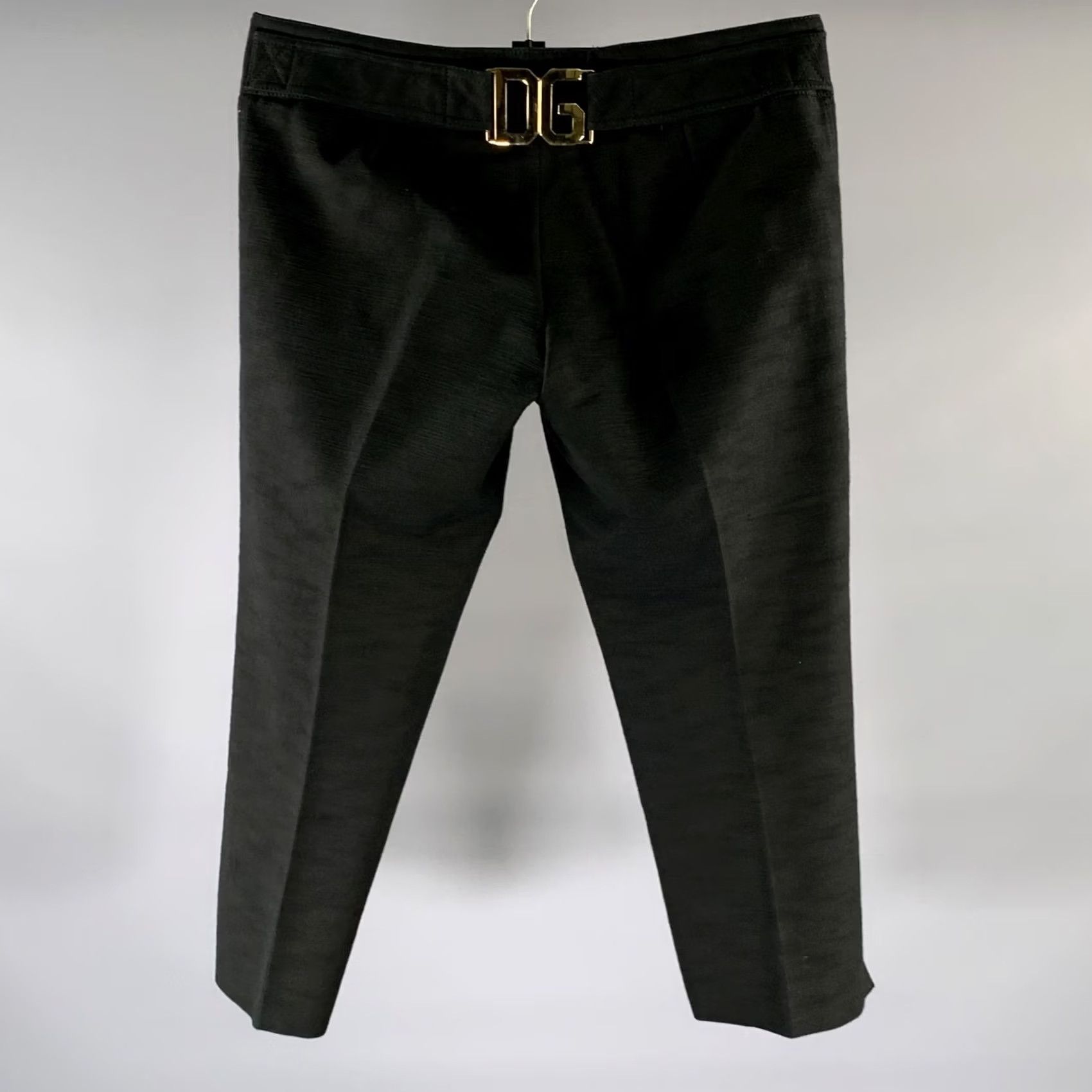 Dolce & Gabbana DOLCE & GABBANA Capri Pants Size 34 Black Cotton Blend Dress Size 24" / US 00 / IT 34 - 3 Thumbnail