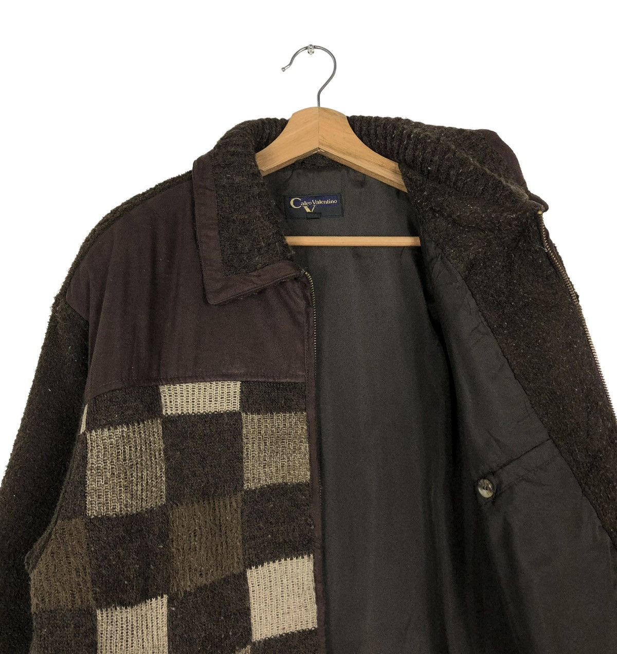 Japanese Brand 🔥VINTAGE BOMBER CARDIGAN JACKET CARLO VALENTINO ISSEY MIYAKE Size US L / EU 52-54 / 3 - 12 Thumbnail
