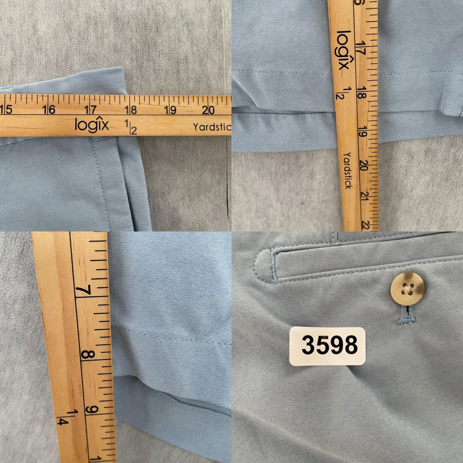 Peter Millar Peter Millar Shorts Adult 36 Blue Crown Sport Chino Golf Pockets Button Logo Men Size US 36 / EU 52 - 8 Thumbnail