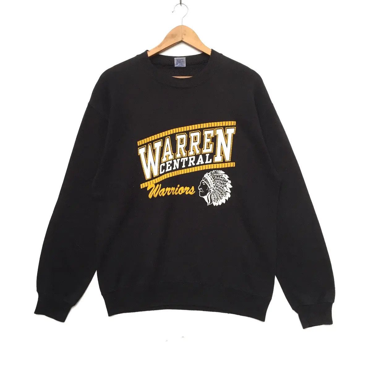 Vintage Vintage 90s Warren Central Warrior by Jerzees Sweatshirt | M Size US M / EU 48-50 / 2 - 1 Thumbnail