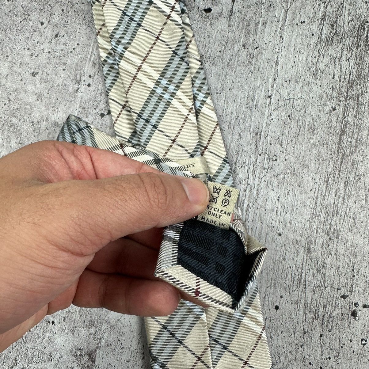 Burberry Men's Vintage Burberry London Nova Check Tie Size ONE SIZE - 9 Thumbnail
