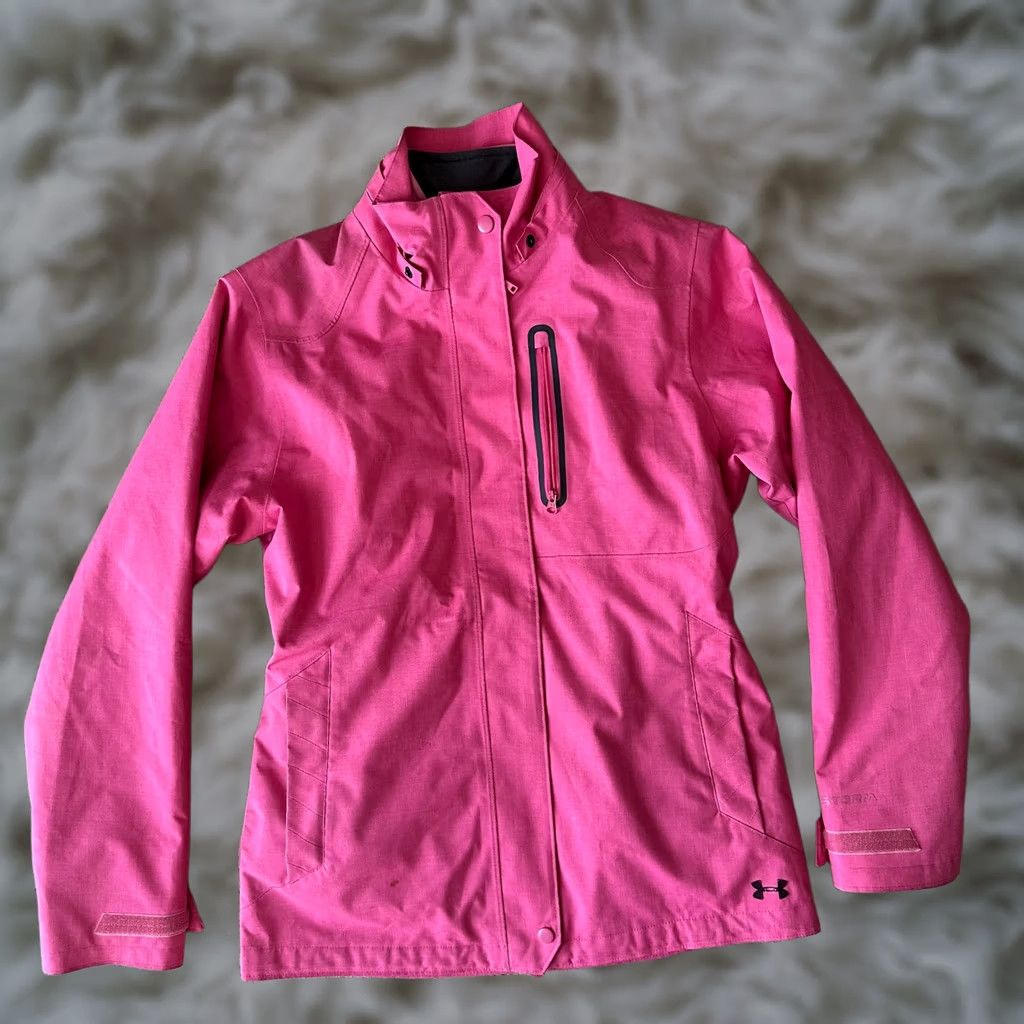 Under Armour Under Armour Jacket Womens Small Storm Insulated Pink Ski Snowboard Softshell Size S / US 4 / IT 40 - 1 Thumbnail