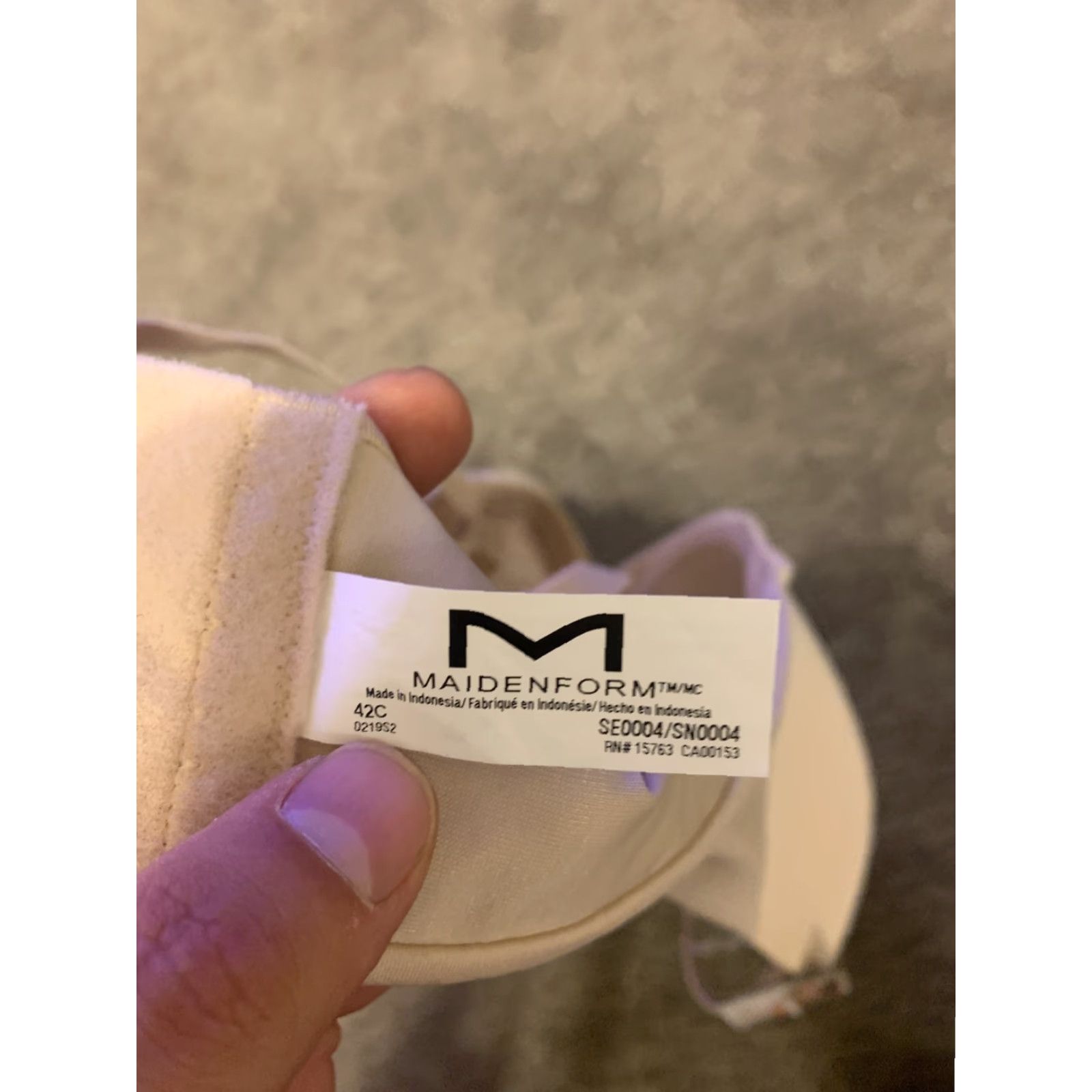 Vintage Maidenform Bra Full Coverage Beige 42C, T-Shirt, Women, Size 42C, Beige, Maidenform, Full Coverage, 42C, Women, Bra, T-Shirt? Size ONE SIZE - 5 Thumbnail