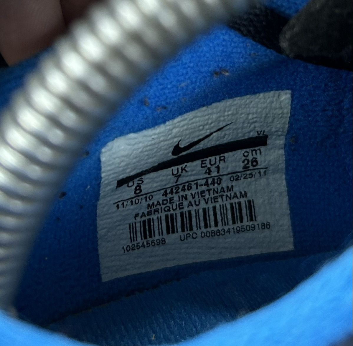Nike × Vintage Nike Swift IC Indoor Football Boots Blue Men’s size 41 Size US 8 / EU 41 - 7 Thumbnail