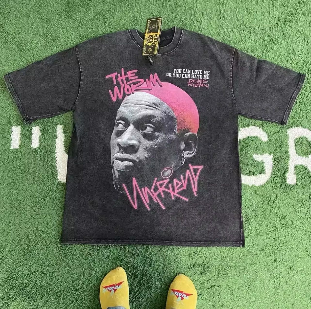 Vintage Dennis Rodman black vintage tee Size US M / EU 48-50 / 2 - 4 Thumbnail