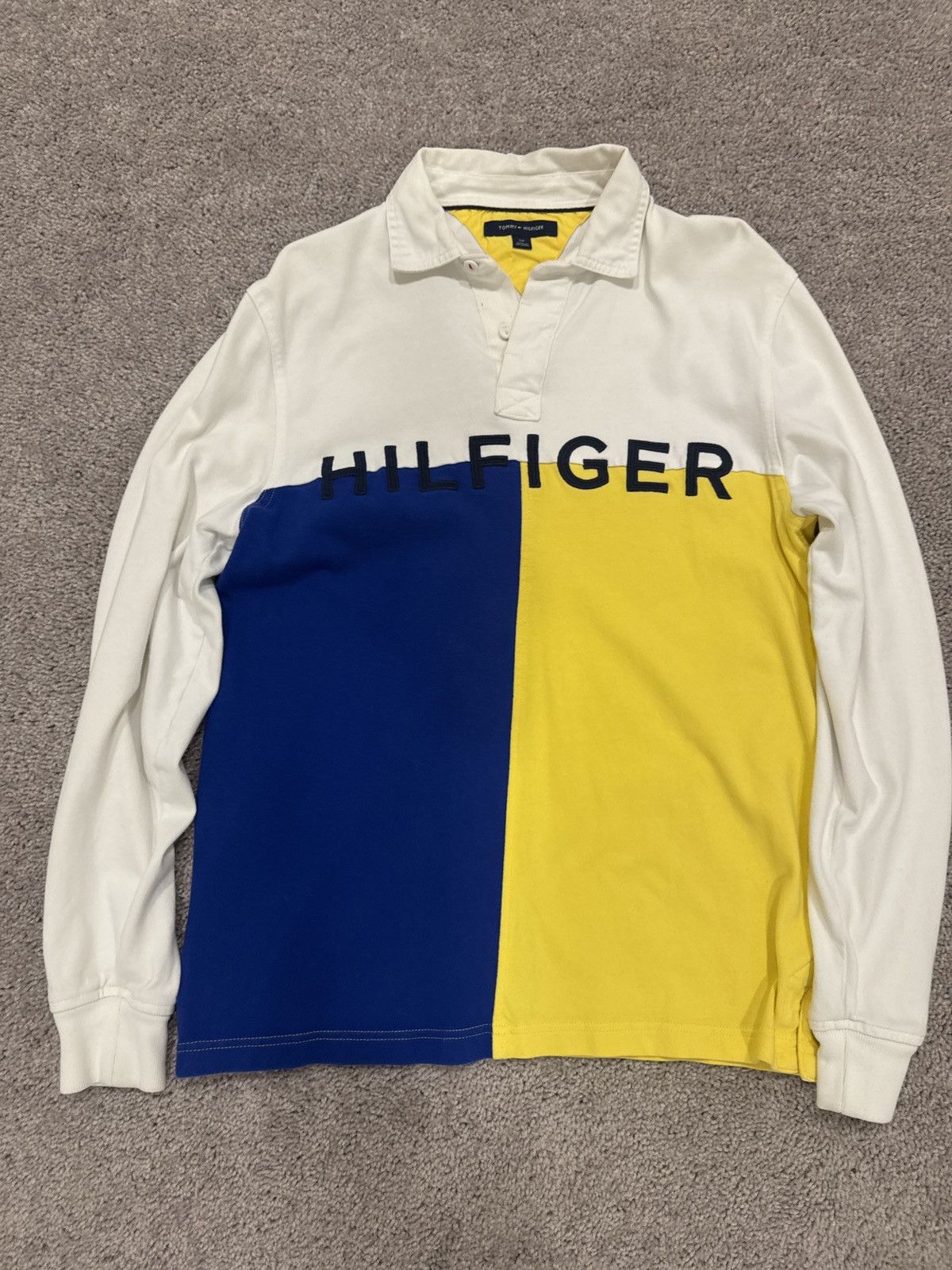 Tommy Hilfiger Tommy Hilfiger Color Blocked Logo Rugby Size US S / EU 44-46 / 1 - 1 Thumbnail