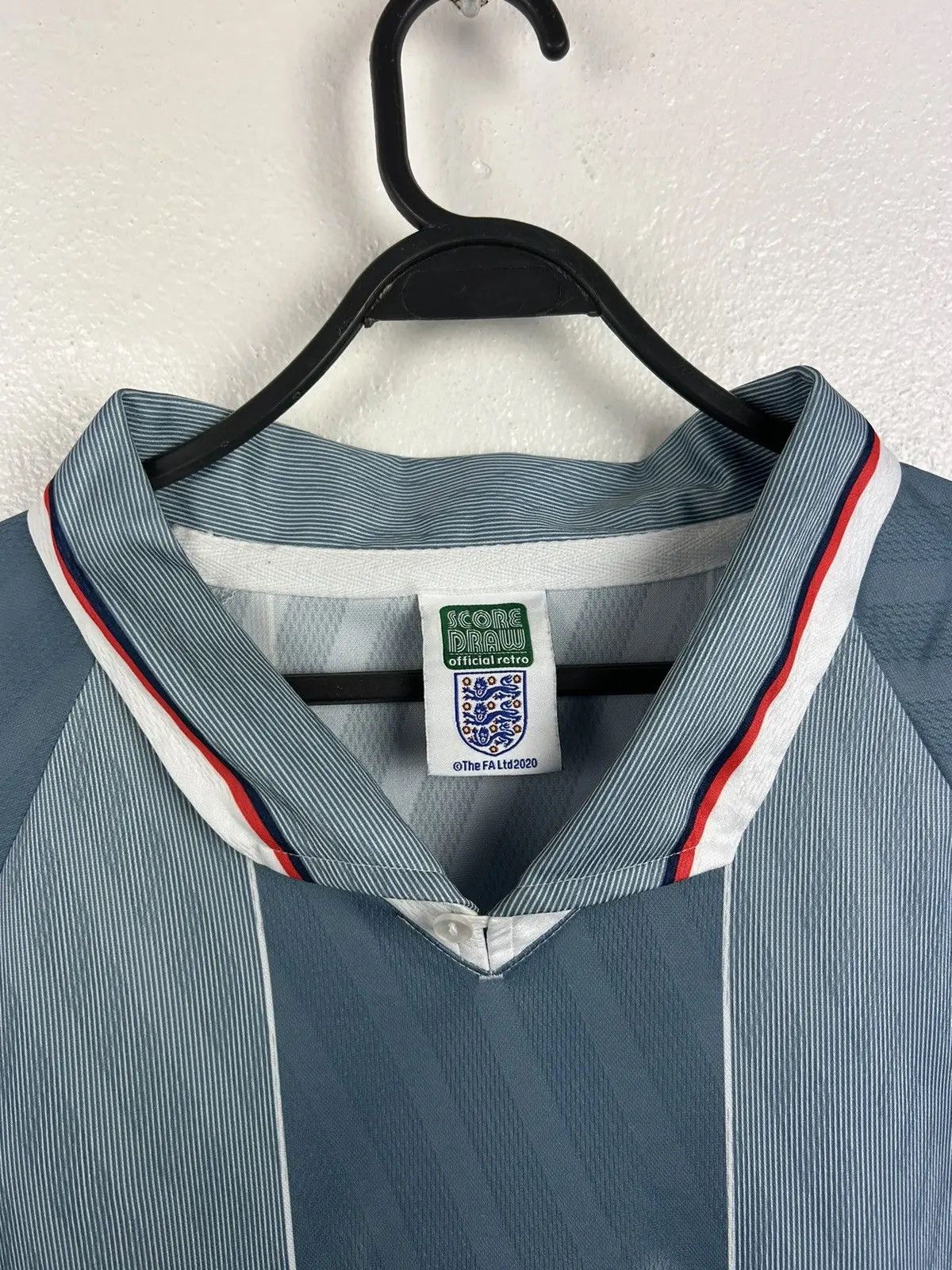 Other Score Draw England Replica 1996 Away Kit Soccer Jersey Size US XL / EU 56 / 4 - 8 Thumbnail