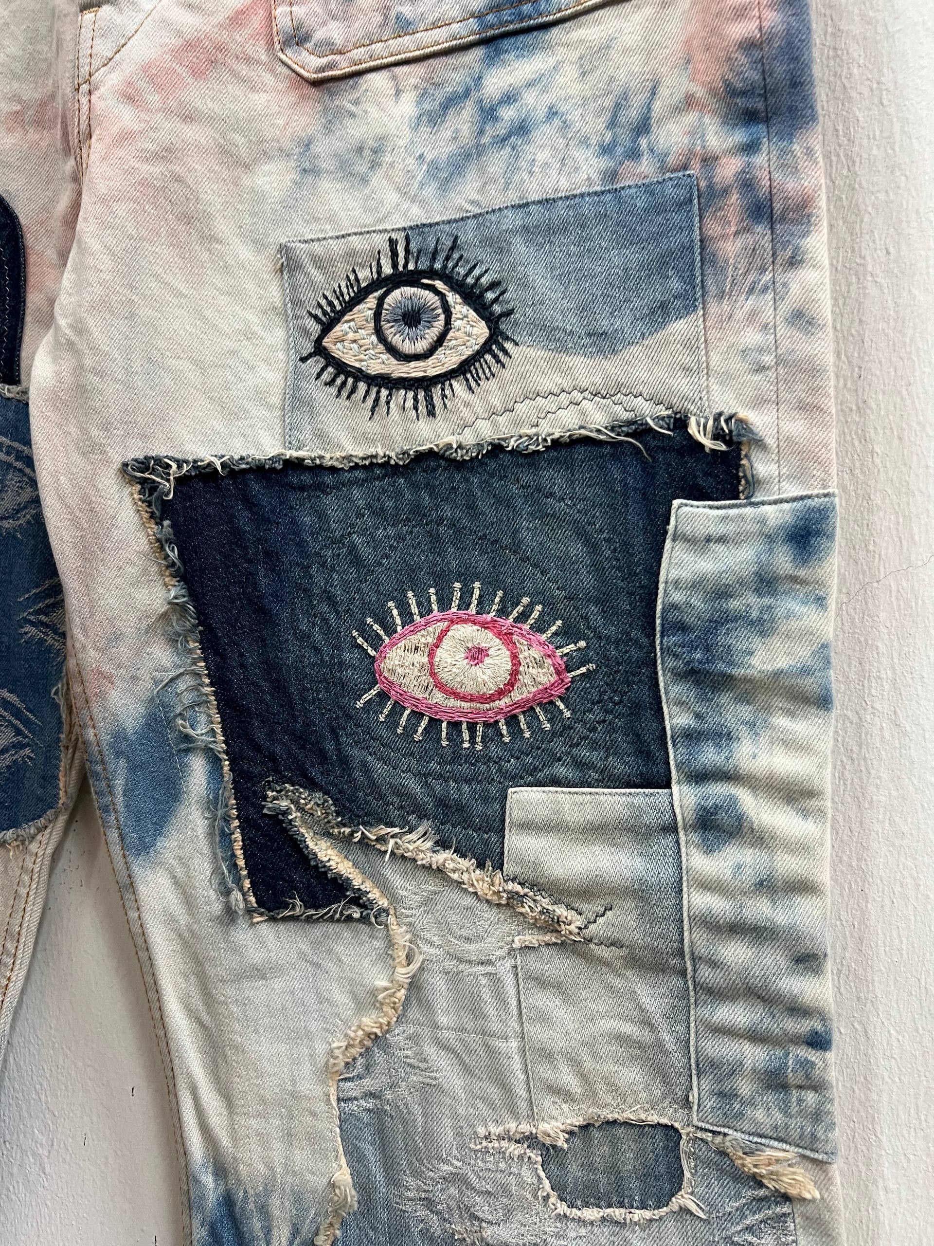 Kapital Kapital 14oz Denim 5P Rat Flare Pants (Crazy Dixie Remake) Size US 28 / EU 44 - 4 Thumbnail