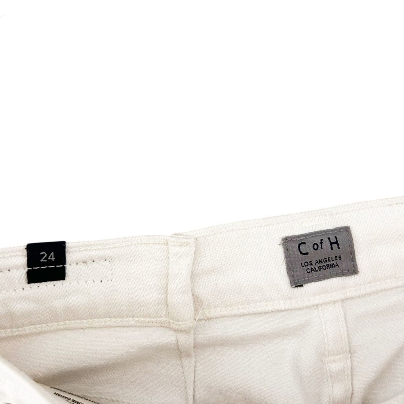 Citizens Of Humanity Citizens of Humanity White Emerson Slim Boyfriend Jeans 24 Size 24" / US 00 / IT 34 - 2 Thumbnail