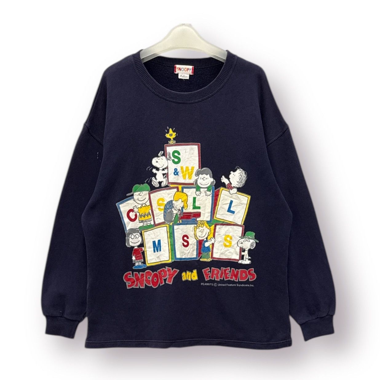 Peanuts × Vintage 🔥 Vintage 90's Japan Peanuts Woodstock Roundneck sweatshirt Size US M / EU 48-50 / 2 - 1 Thumbnail