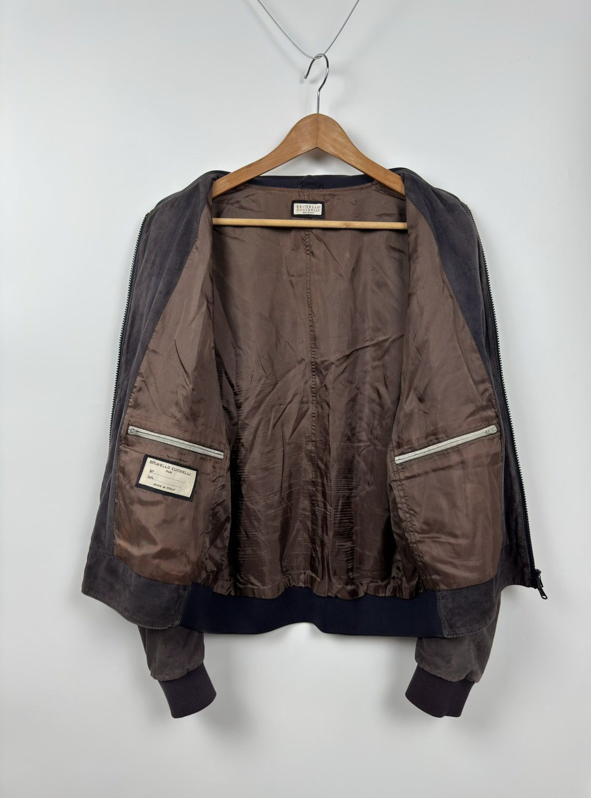 Brunello Cucinelli Brunello Cucinelli Suede Leather Jacket Size US M / EU 48-50 / 2 - 11 Thumbnail