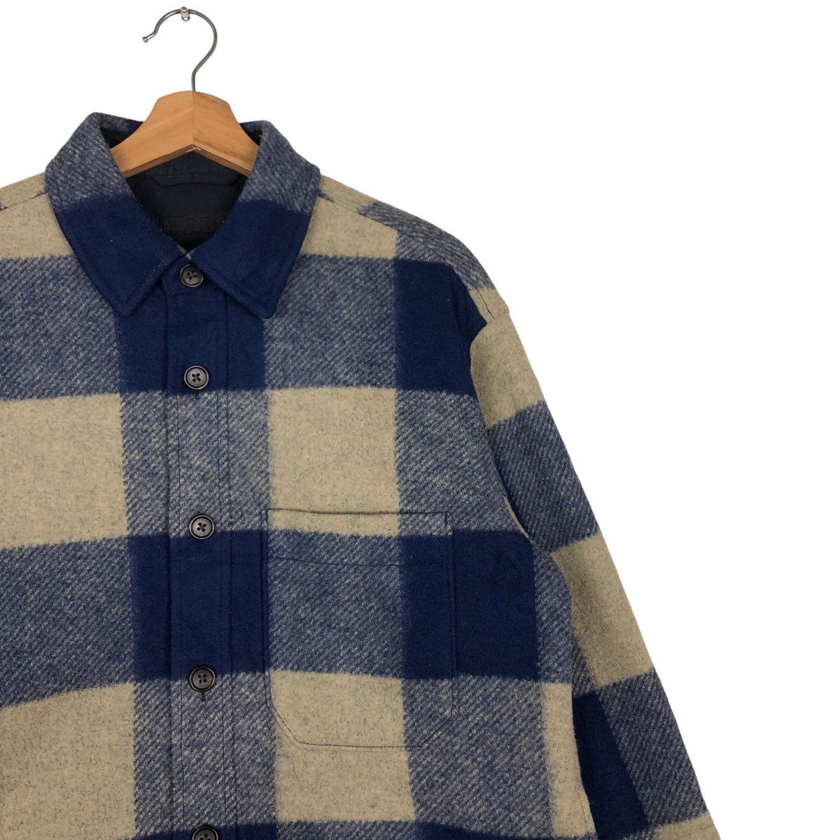 Japanese Brand 🔥Vintage Wool Flannel Jacket Tartan Uniqlo Issey Miyake Size US M / EU 48-50 / 2 - 6 Thumbnail