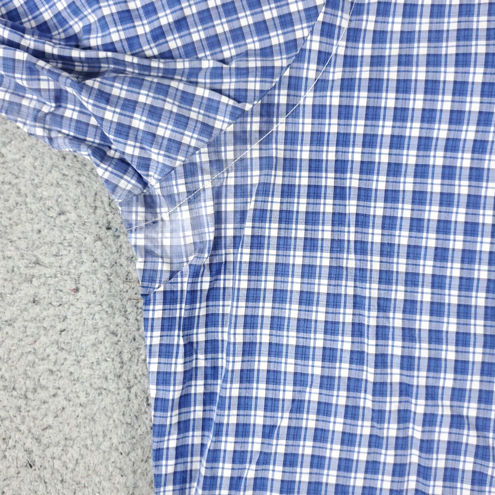 Ralph Lauren VINTAGE Ralph Lauren Shirt Mens Medium Blue Plaid Button-Up Long Sleeve Collared Cotton Casual Formal Golf Size US M / EU 48-50 / 2 - 3 Thumbnail