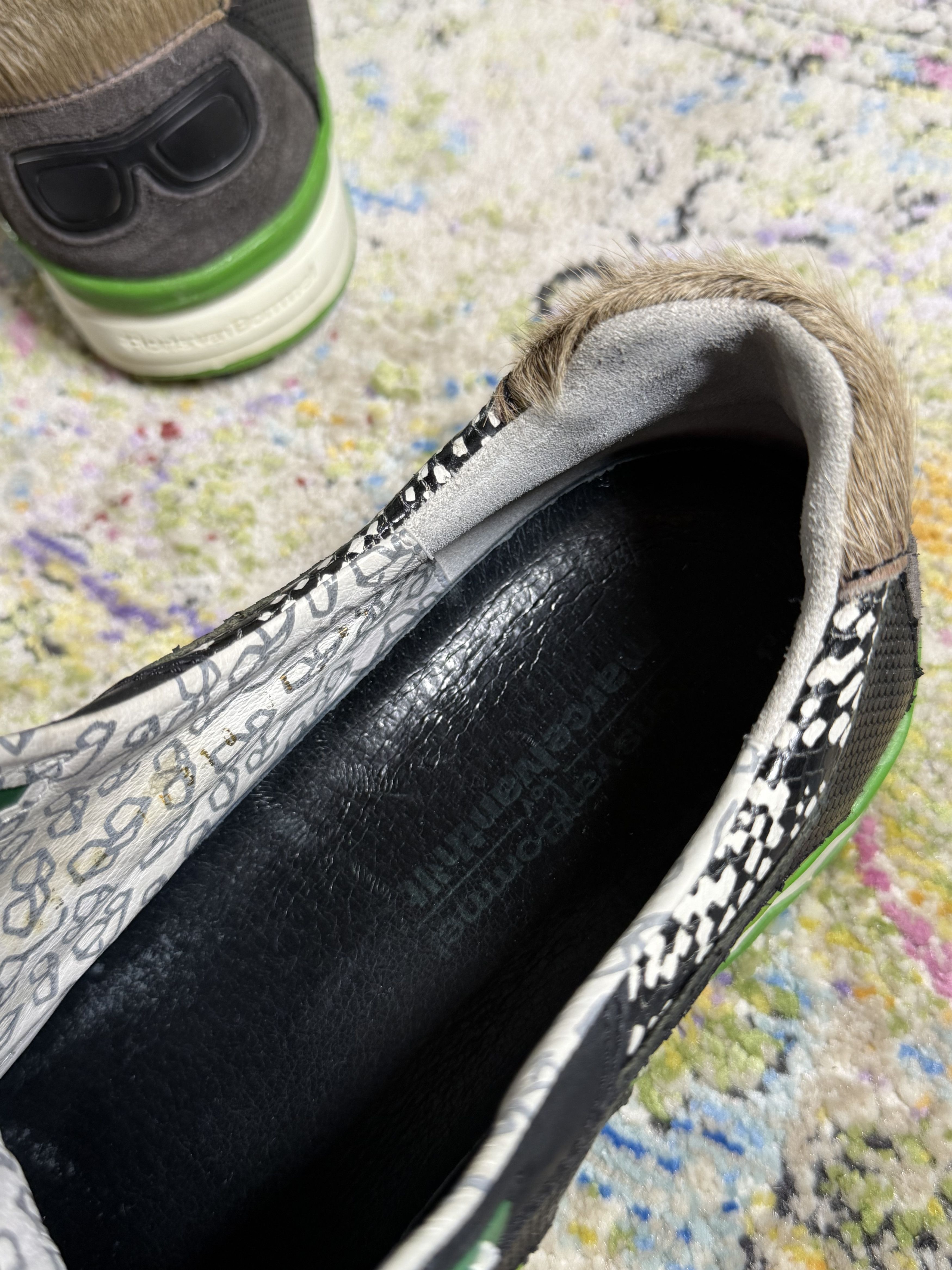 Floris van Bommel Floris van Bommel for Marcel Vanthilt Pony Hair Sneakers Size US 10 / EU 43 - 12 Thumbnail