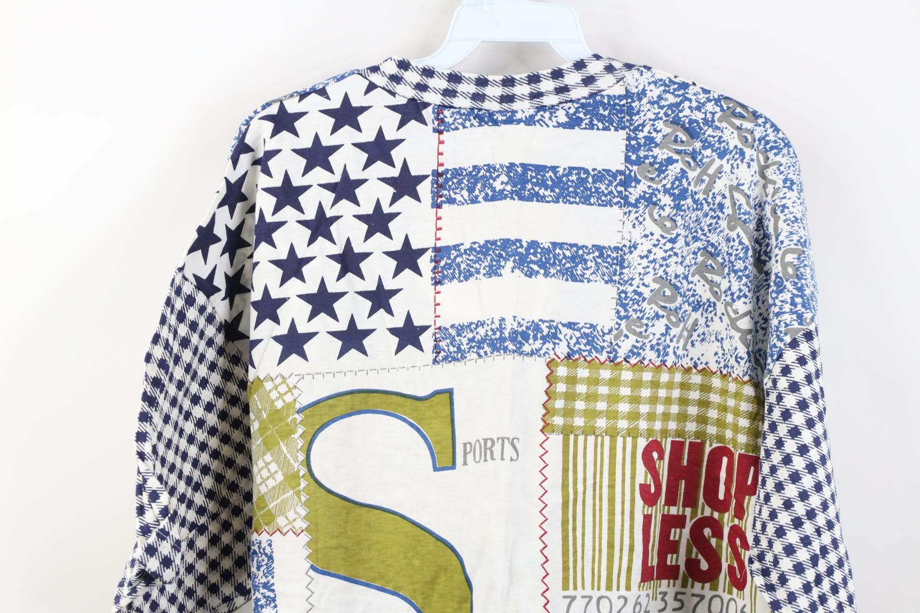 Vintage Deadstock Vintage 90s Streetwear Patchwork All Over T-Shirt Size US XXL / EU 58 / 5 - 13 Thumbnail