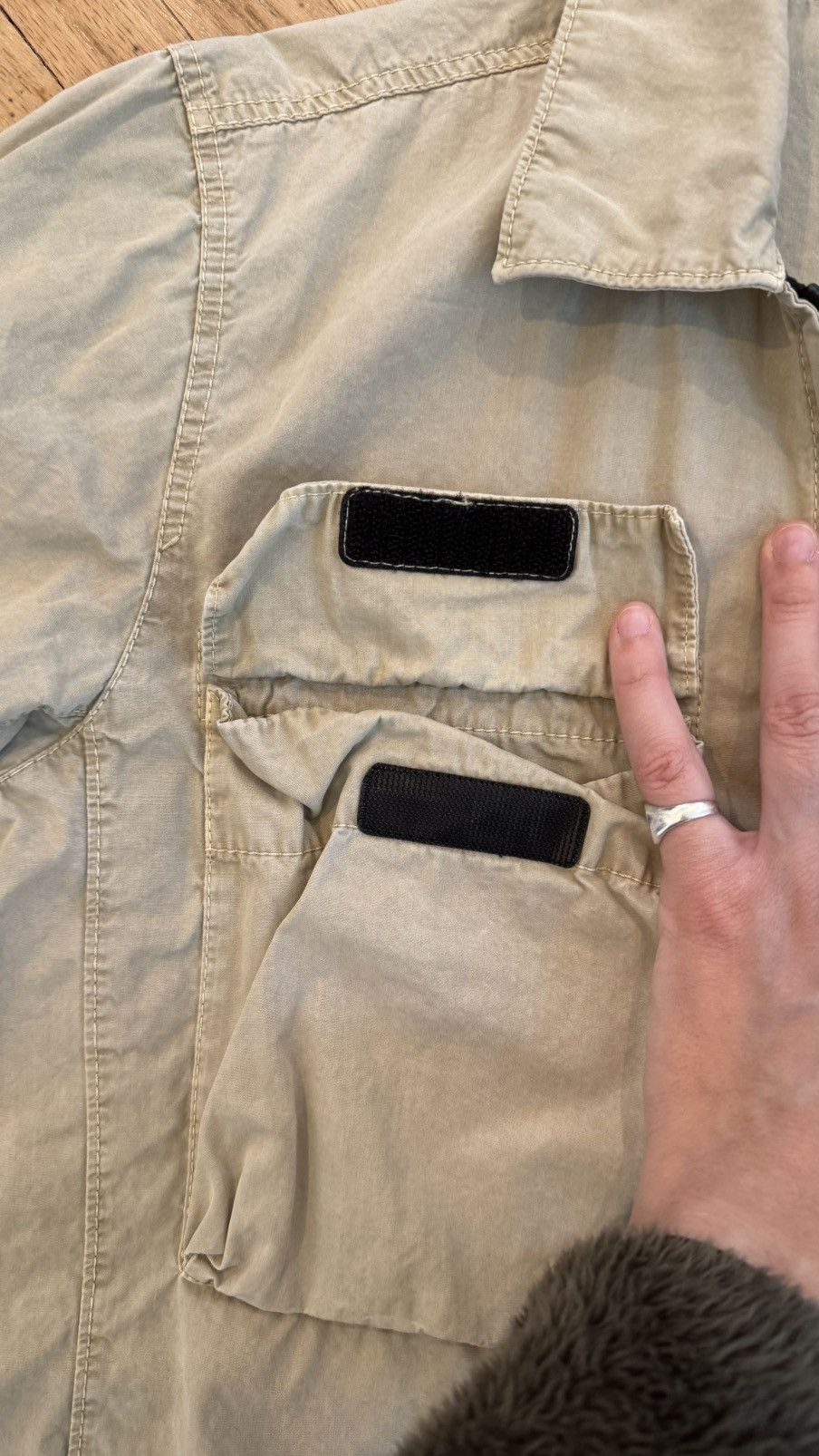 Stone Island Stone Island Beige Overshirt Size US S / EU 44-46 / 1 - 4 Thumbnail
