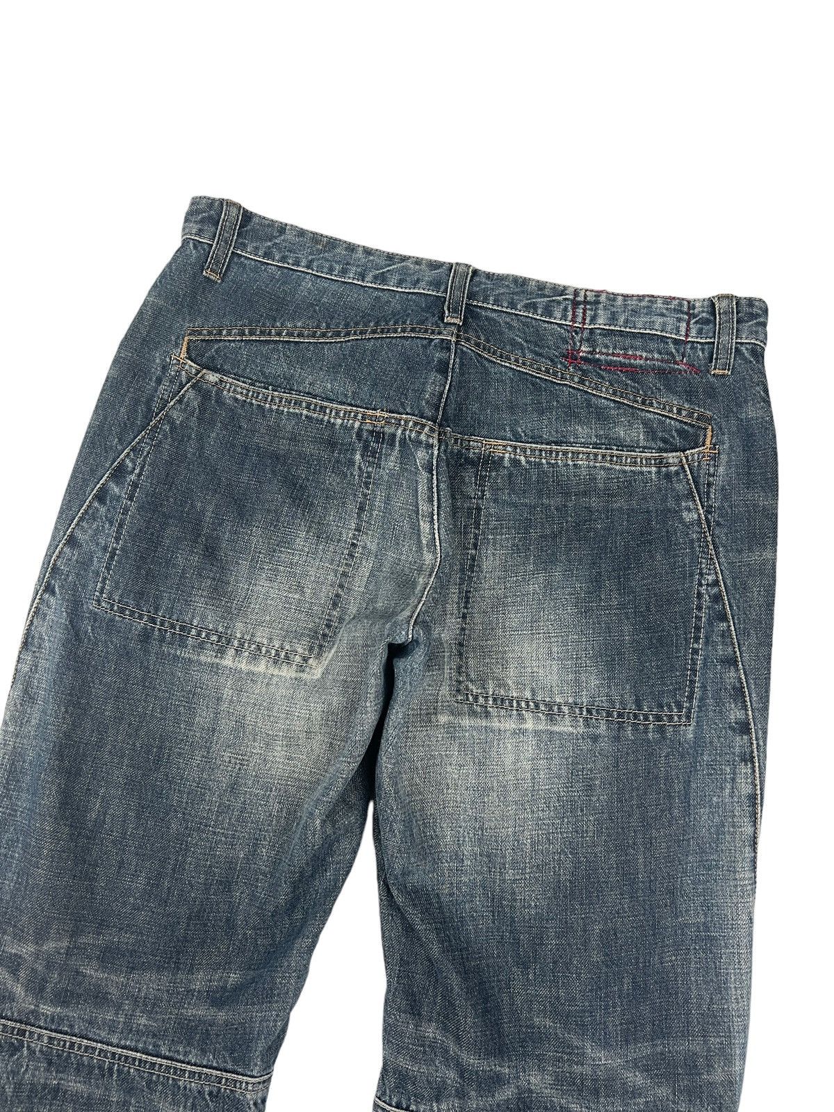 Marithe + Francois Girbaud Vintage Marithe Francois Girbaud Double Knee Loose Jeans Size US 34 / EU 50 - 8 Thumbnail
