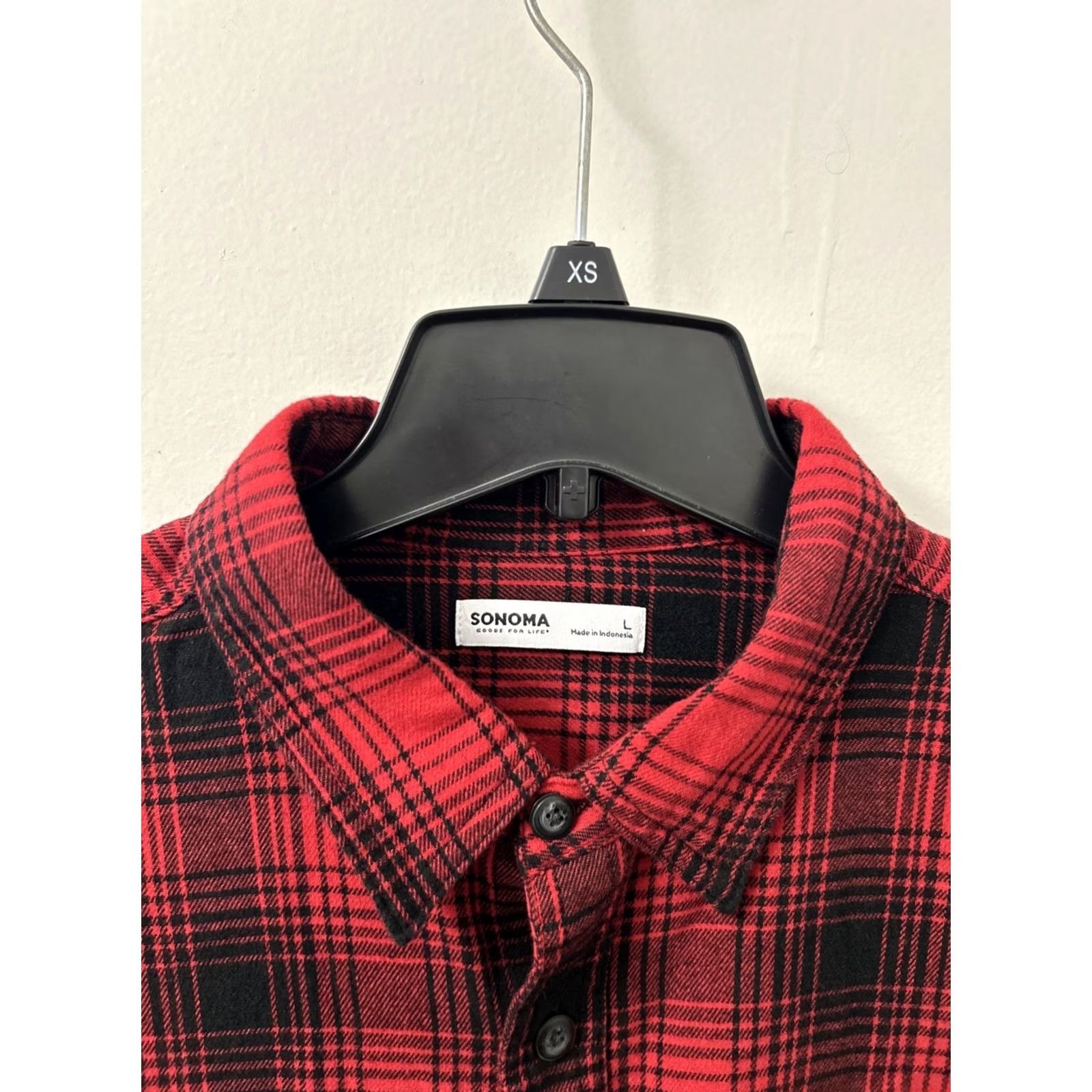 Vintage VINTAGE Sonoma Shirt Mens Large Red Plaid Super Soft Flannel Button Down Long Sleeve Size US L / EU 52-54 / 3 - 6 Thumbnail