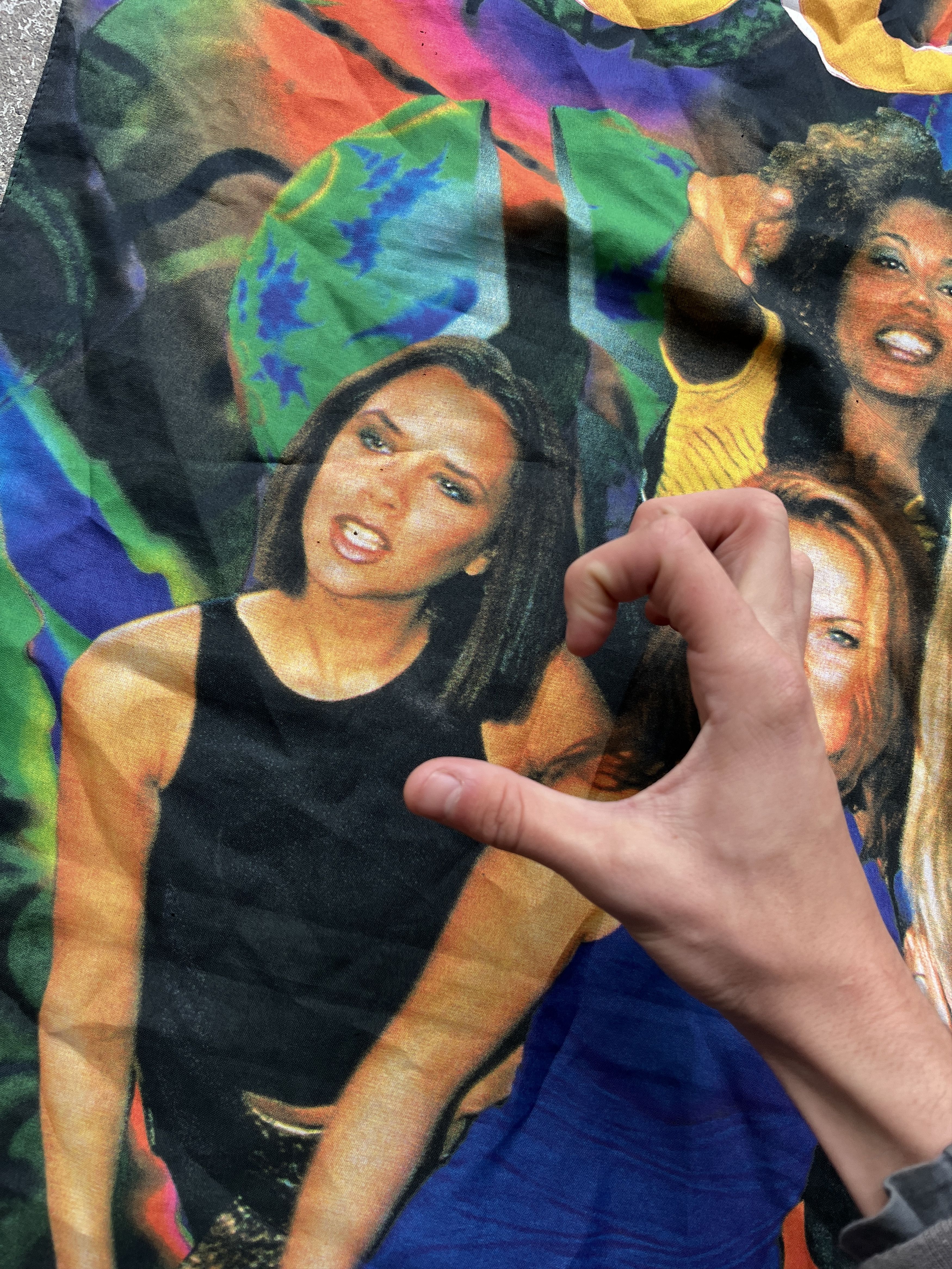 Other Spice Girls printed flag scarf Y2K 00s Size ONE SIZE - 5 Thumbnail
