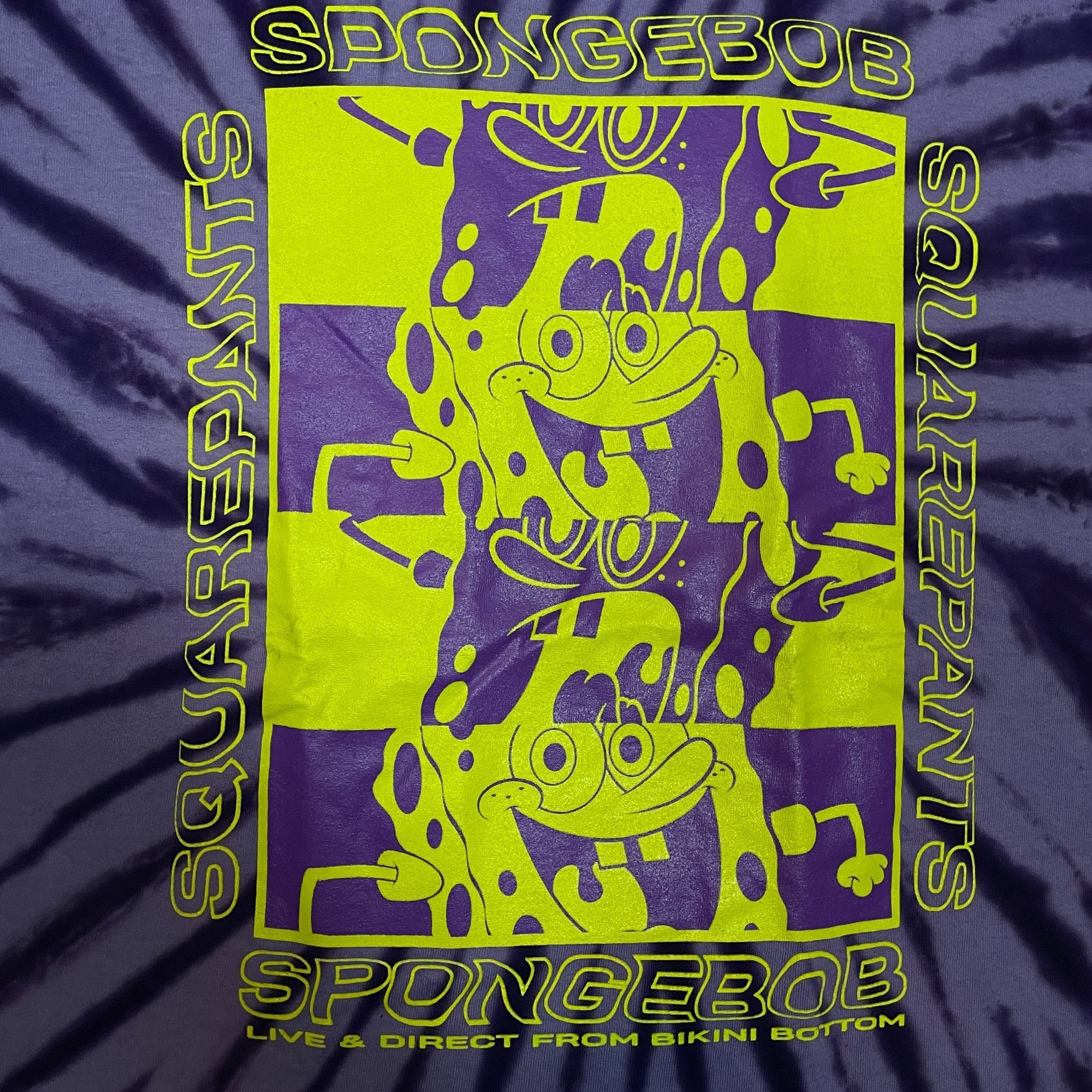 Urban Outfitters SpongeBob Tie-dye T-shirt size Large Size US L / EU 52-54 / 3 - 2 Thumbnail