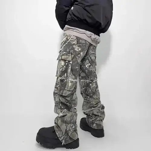 ZAGIRI Embroidered Patch Denim Ripped Jeans Size US 30 / EU 46 - 2 Thumbnail