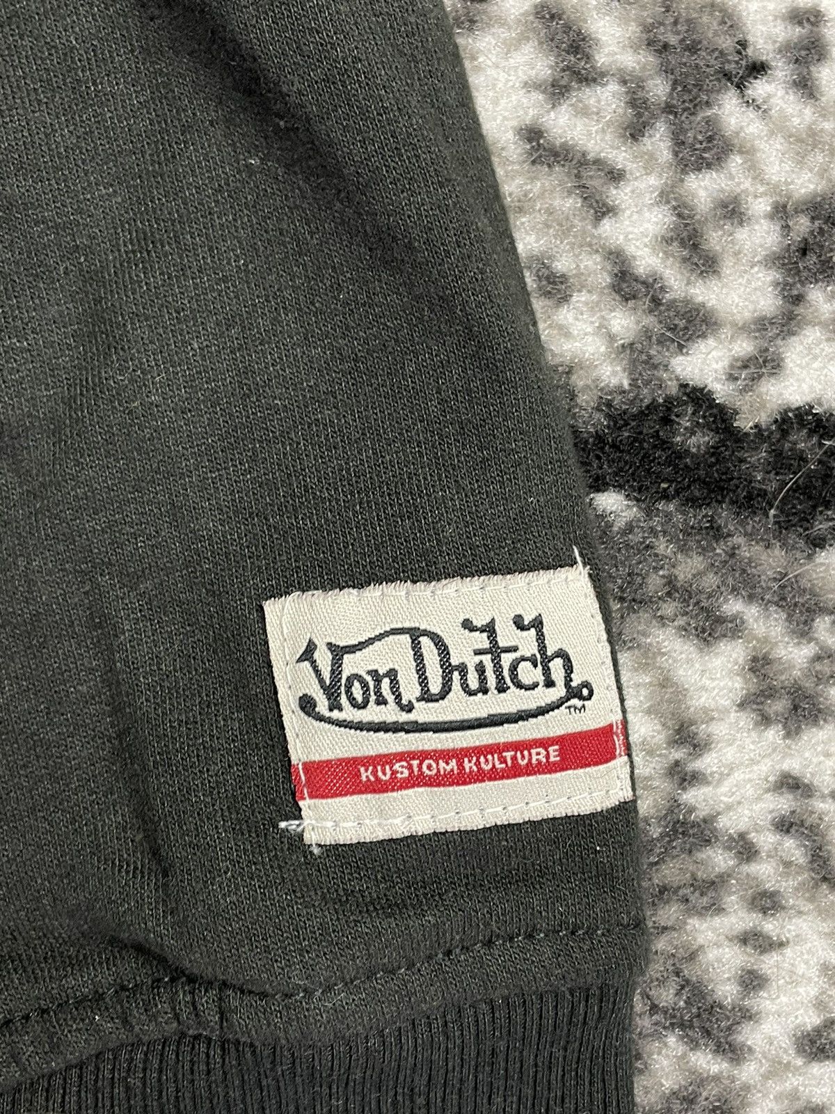 Vintage × Von Dutch Vintage Von Dutch Full Zip Black Hoodie Size US S / EU 44-46 / 1 - 6 Thumbnail