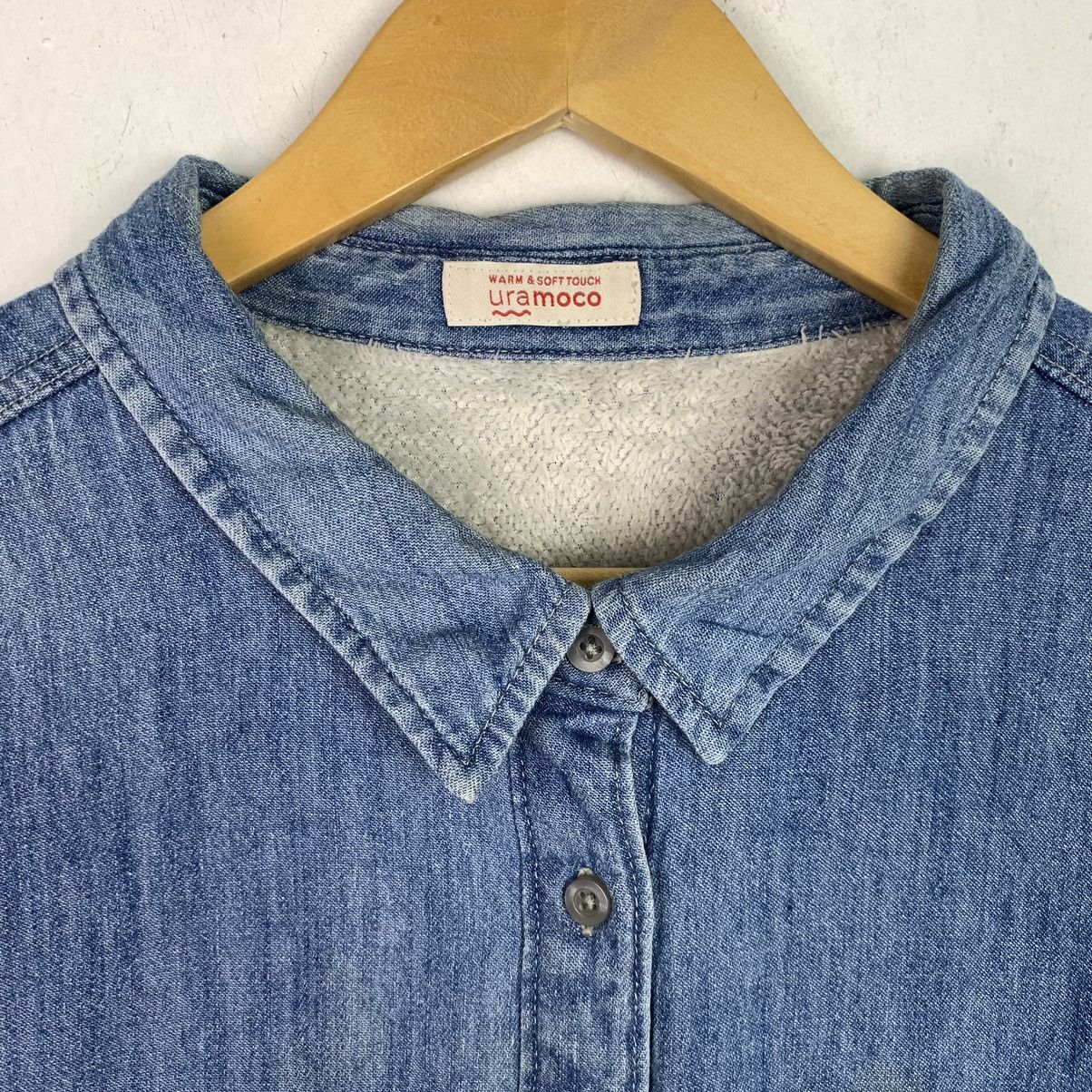Japanese Brand Vintage Japanese brand Denim Buttop up shirt Size US XL / EU 56 / 4 - 3 Thumbnail