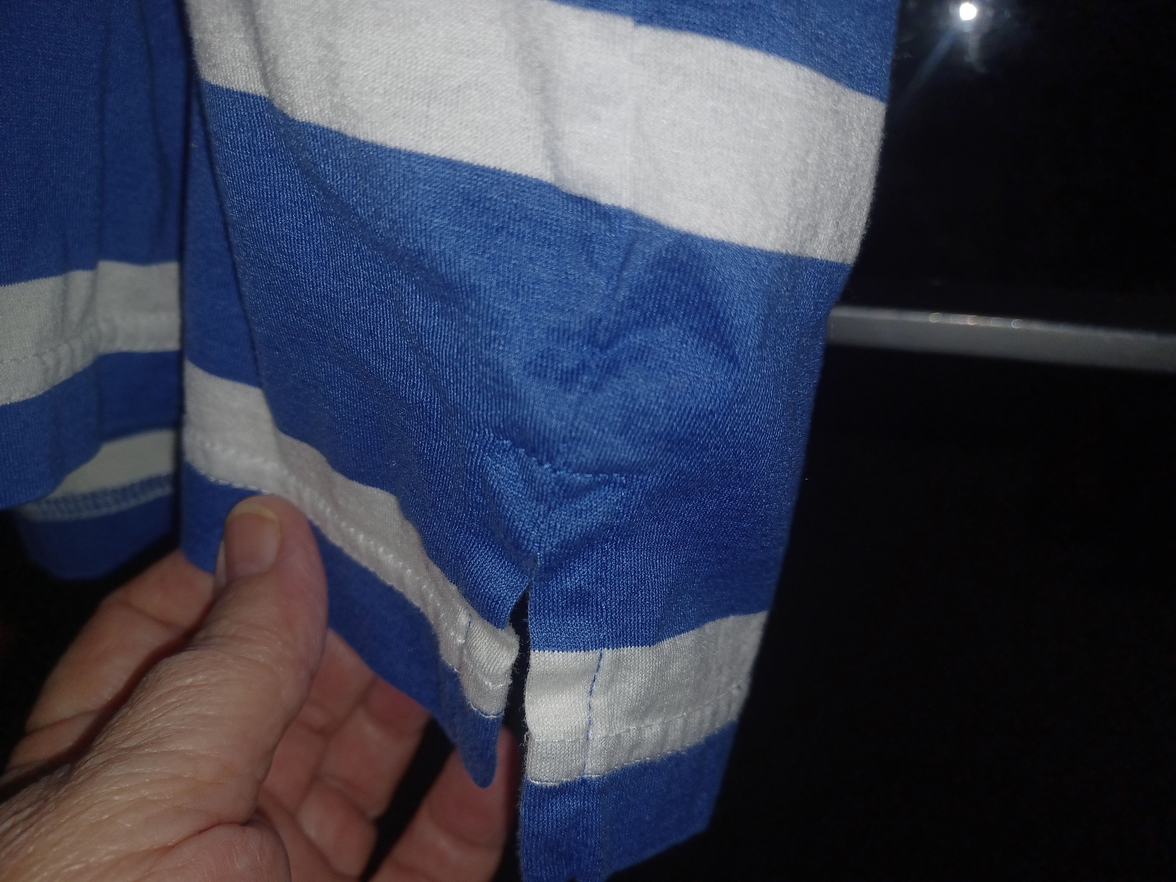 Other Oxford Golf Men's Polo Shirt Small Blue White Stripes Size US S / EU 44-46 / 1 - 3 Thumbnail