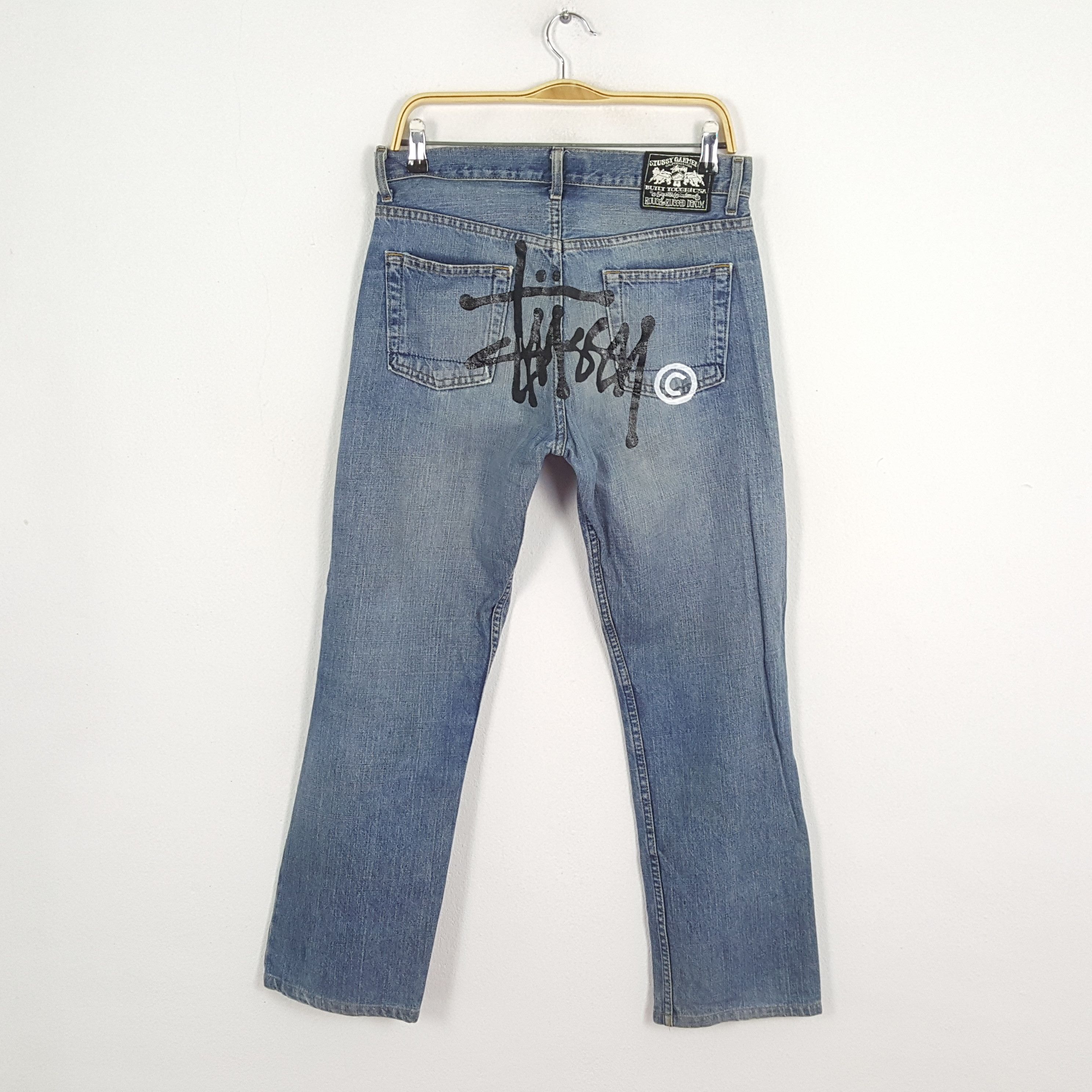 Stussy × Vintage Vintage STUSSY American Streetwear Style Jeans Size US 30 / EU 46 - 1 Thumbnail