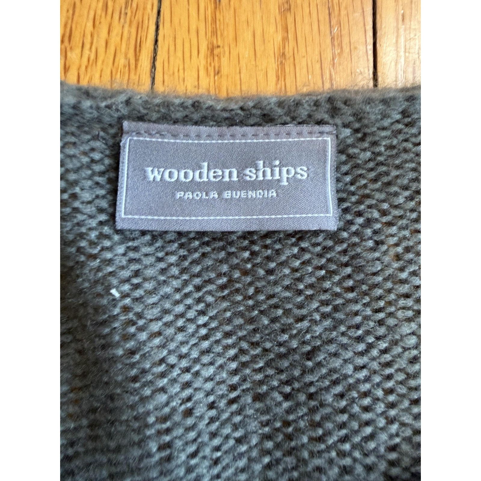Other Womens Wooden Ships Sweater S/M Gray Heart Graphic Size M / US 6-8 / IT 42-44 - 2 Thumbnail
