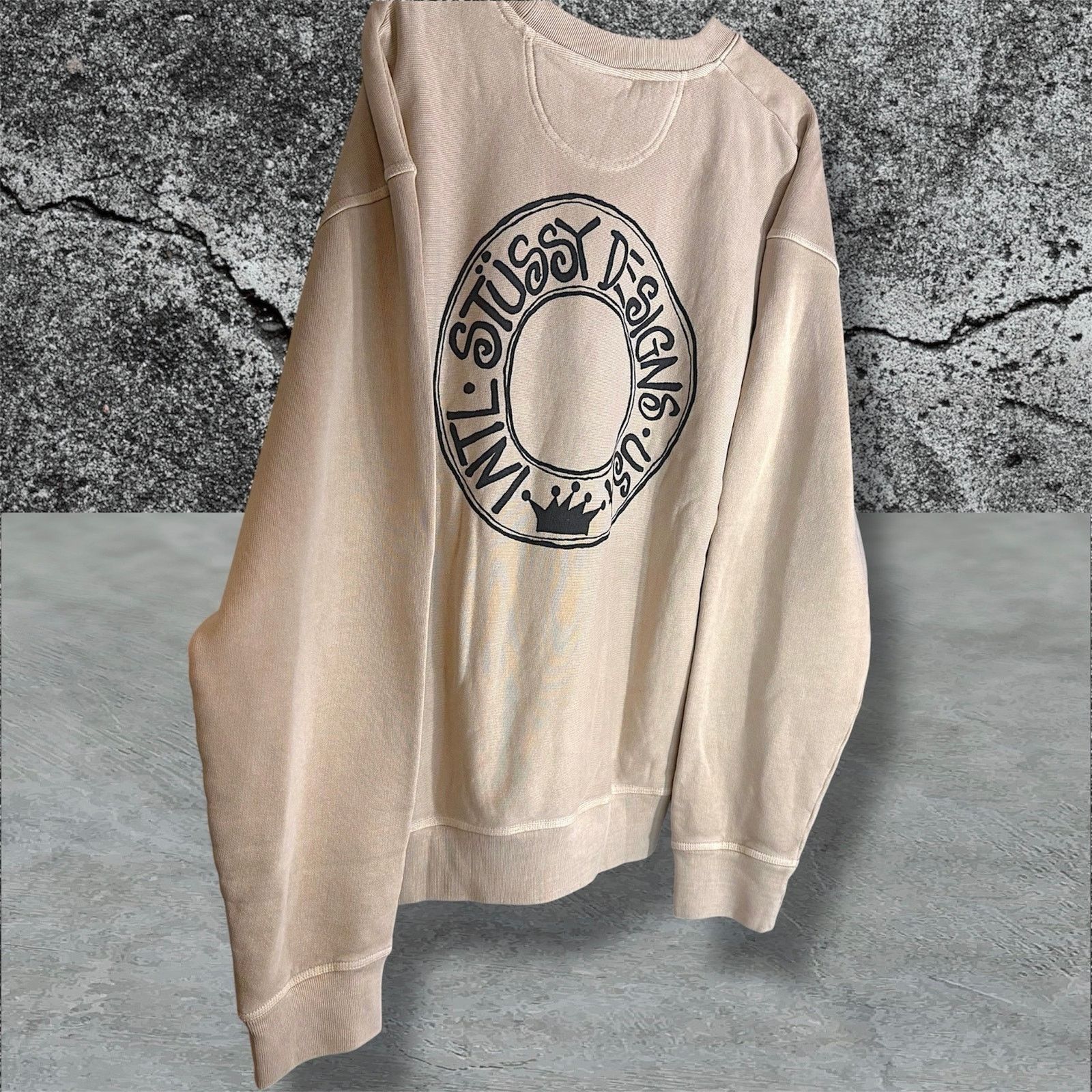 Stussy •NWT• STÜSSY BUANA PIG. DYED KHAKI CREWNECK • XXL Size US XXL / EU 58 / 5 - 1 Thumbnail