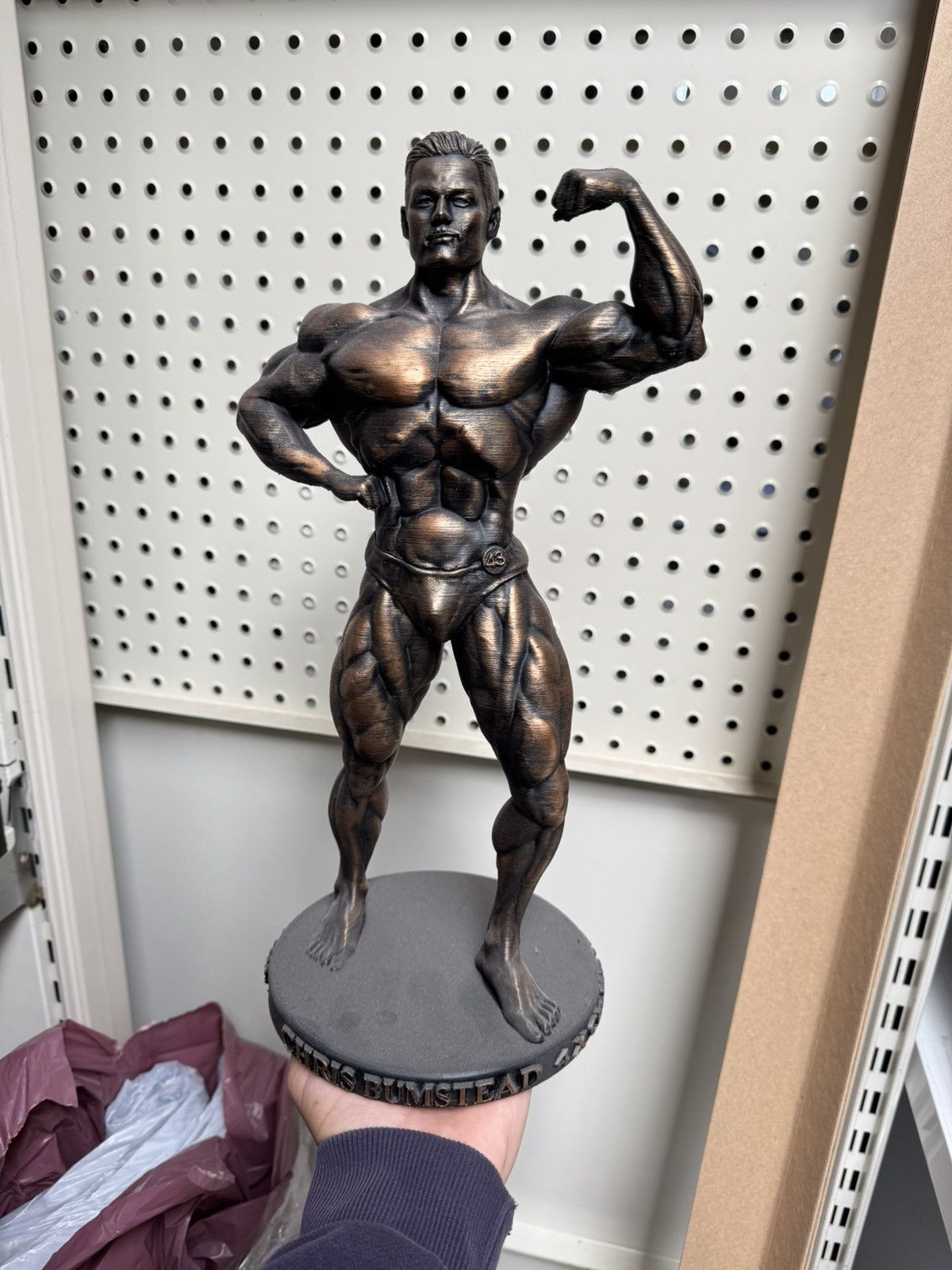 Other Gym statue Chris Bumstead Mr Olympia Bodybuilding 37cm Size ONE SIZE - 14 Thumbnail