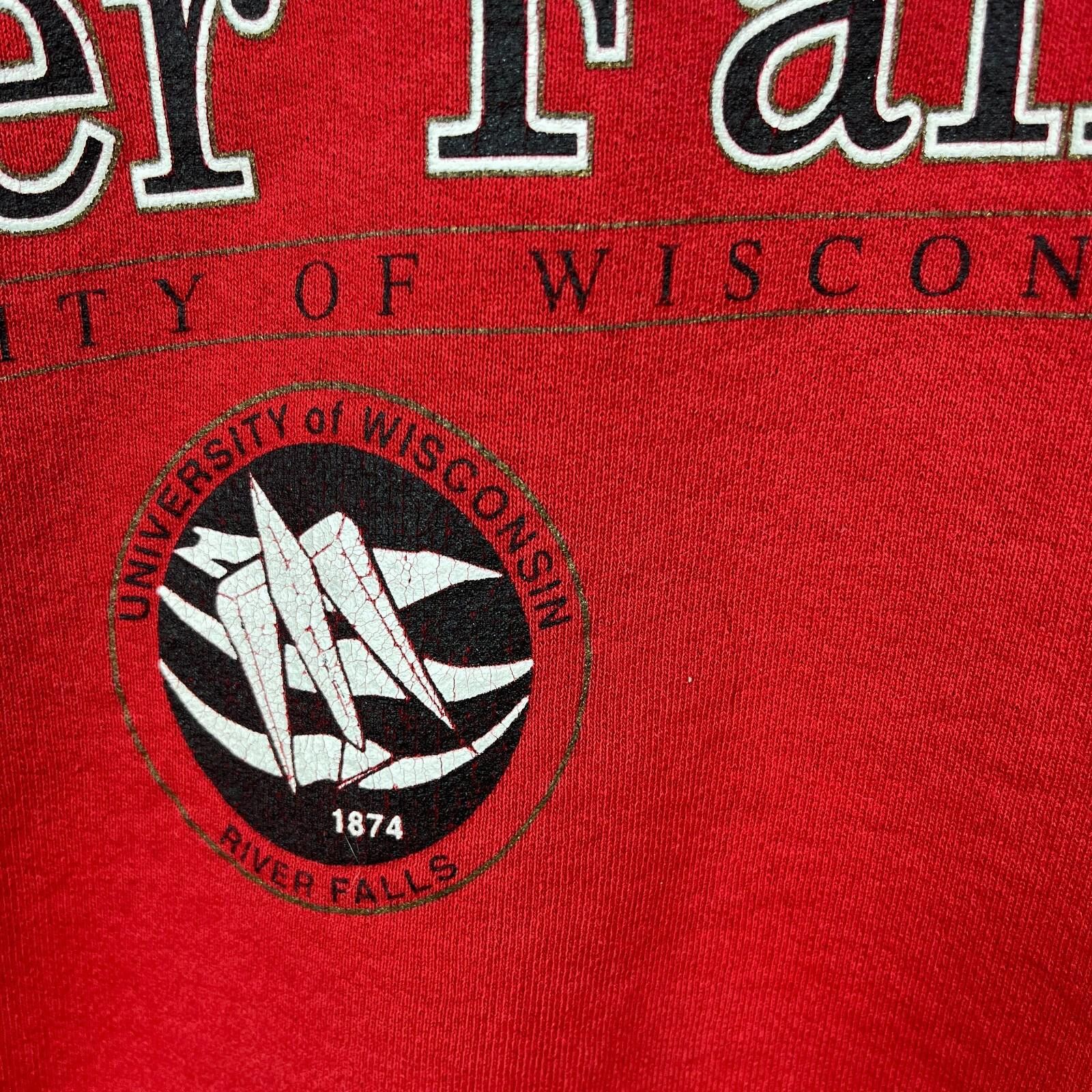 Other Vintage 90s University of Wisconsin River Sweatshirt XL Size ONE SIZE - 3 Thumbnail