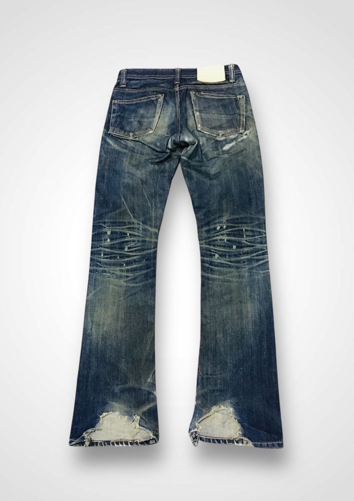 If Six Was Nine Somet Distressed Flare Jeans (15) Size 28" / US 6 / IT 42 - 2 Thumbnail