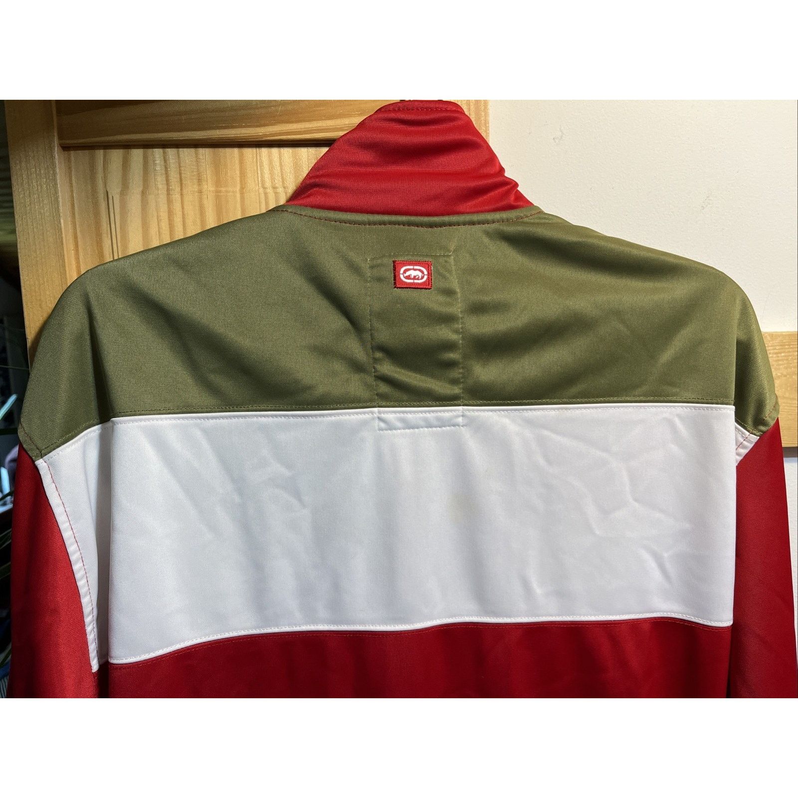 Ecko Unltd. ECKO UNLIMITED Men Track Jacket Size XL Red Green Zip Travel Size US XL / EU 56 / 4 - 9 Thumbnail