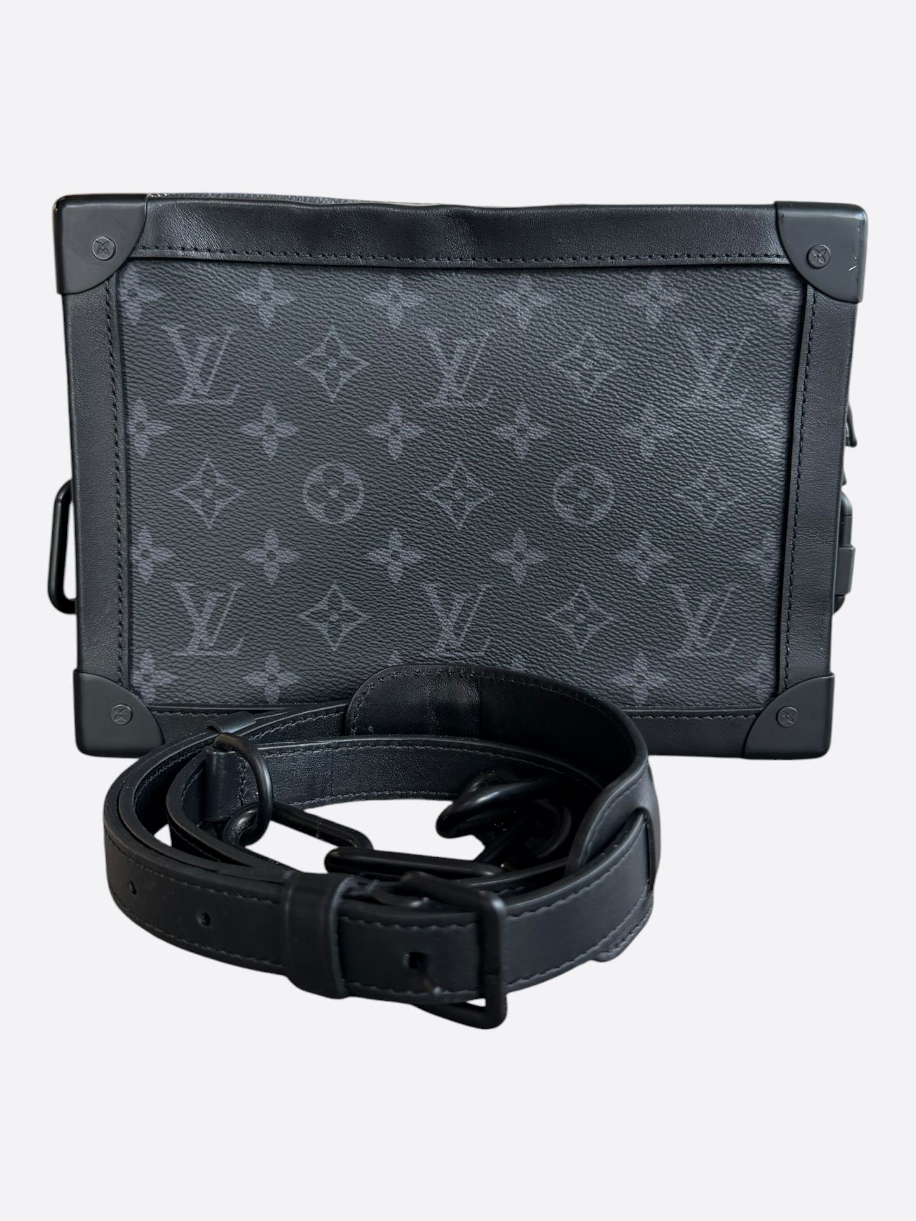 Louis Vuitton Louis Vuitton Black Monogram Eclipse Soft Trunk Size ONE SIZE - 1 Thumbnail